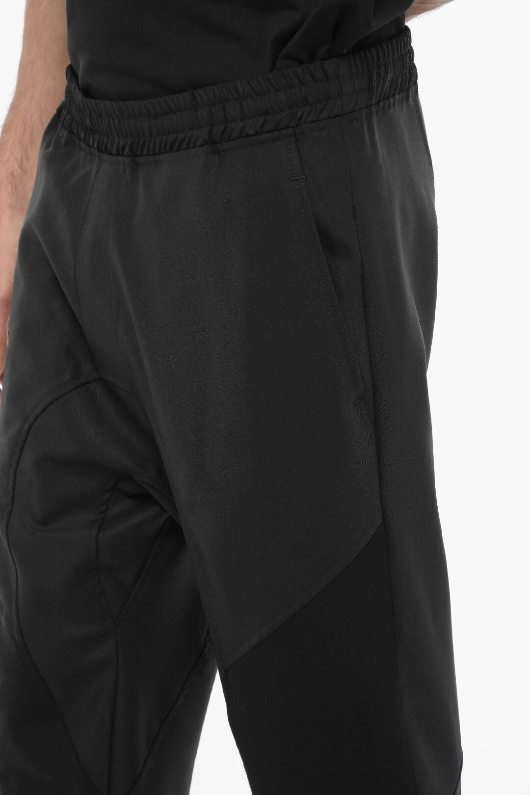 Neil Barrett 0130~Virgin Wool Blend Casual Slouch Fit Trousers