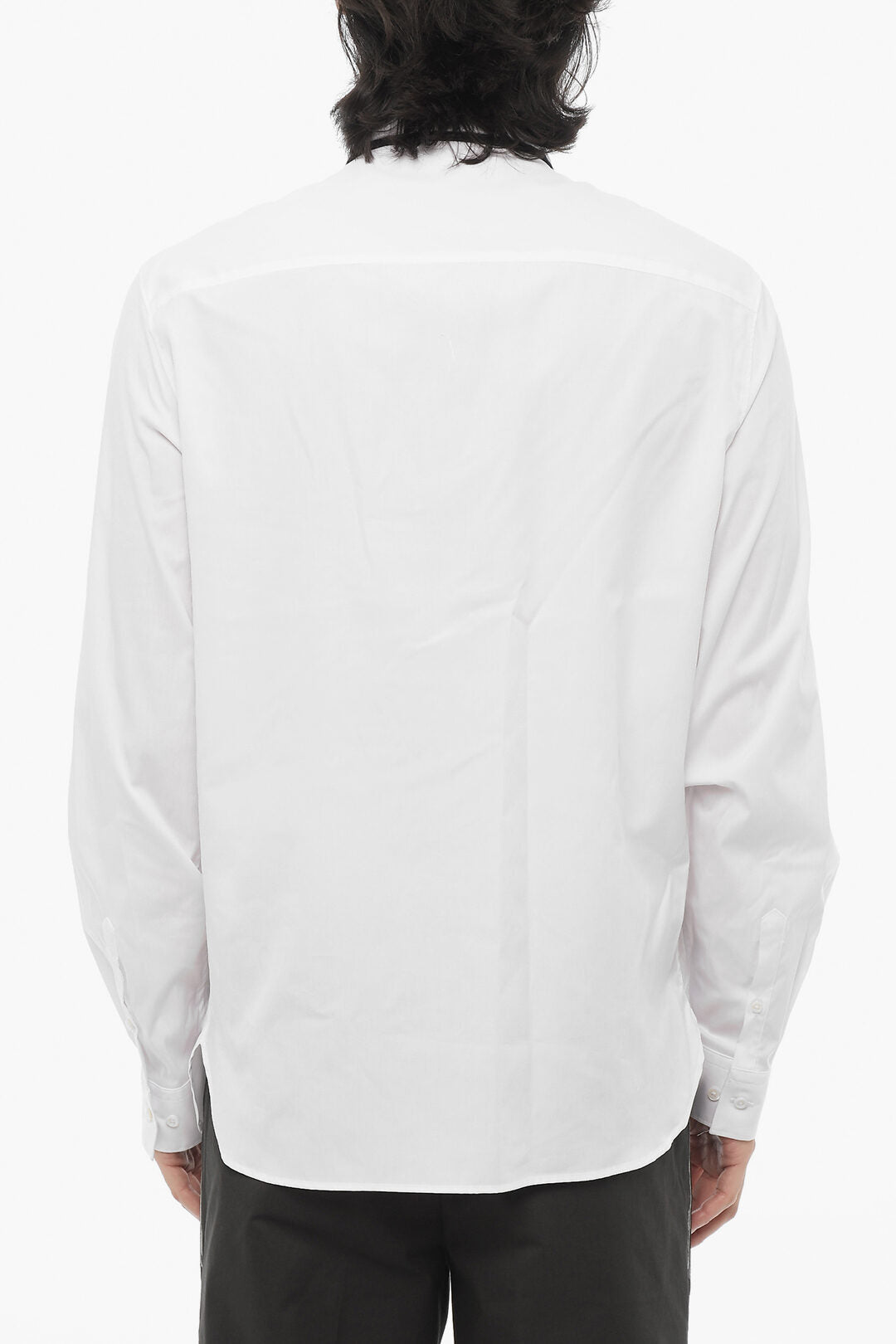 Neil Barrett 0135~Slim-Fit Cotton Poplin Shirt with Double Collar, view 2