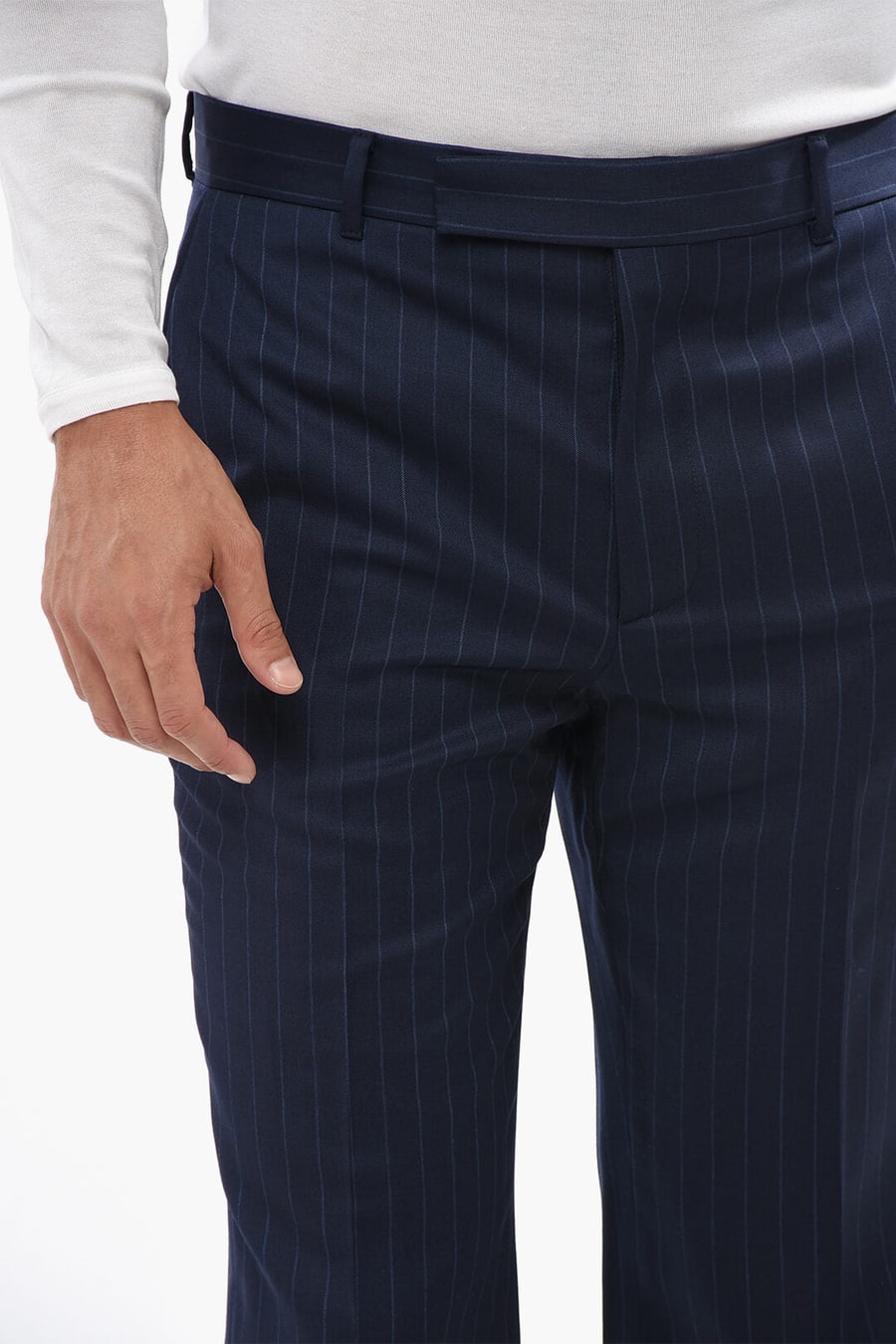 Givenchy 0140~Pinstriped Wool Pants, view 3