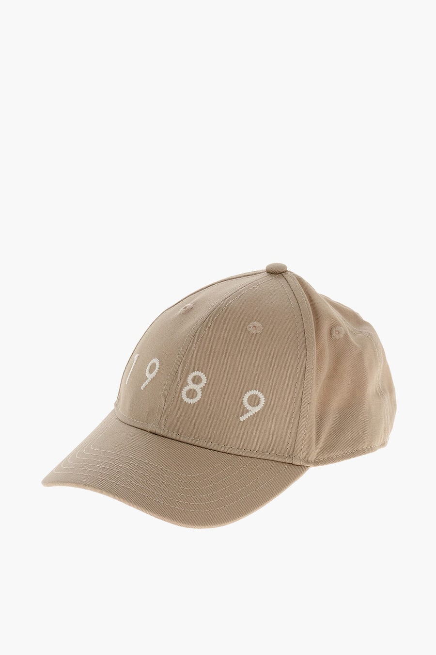1989 Studio 0180~Solid-Color Baseball Cap With Embroidered Logo