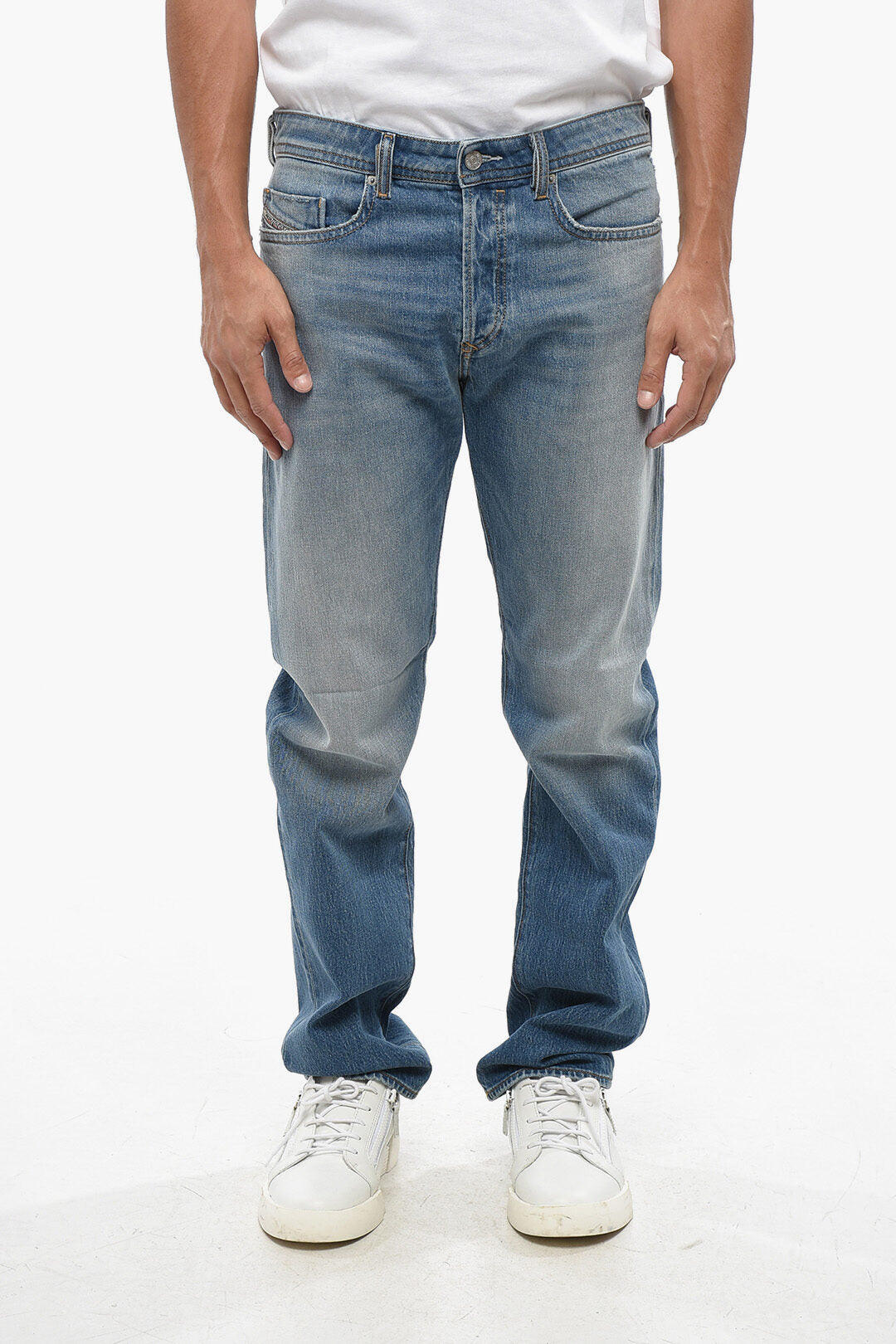 Diesel 0180~Tapered Fit Jeans BUSTER with Belt Loops 18cm