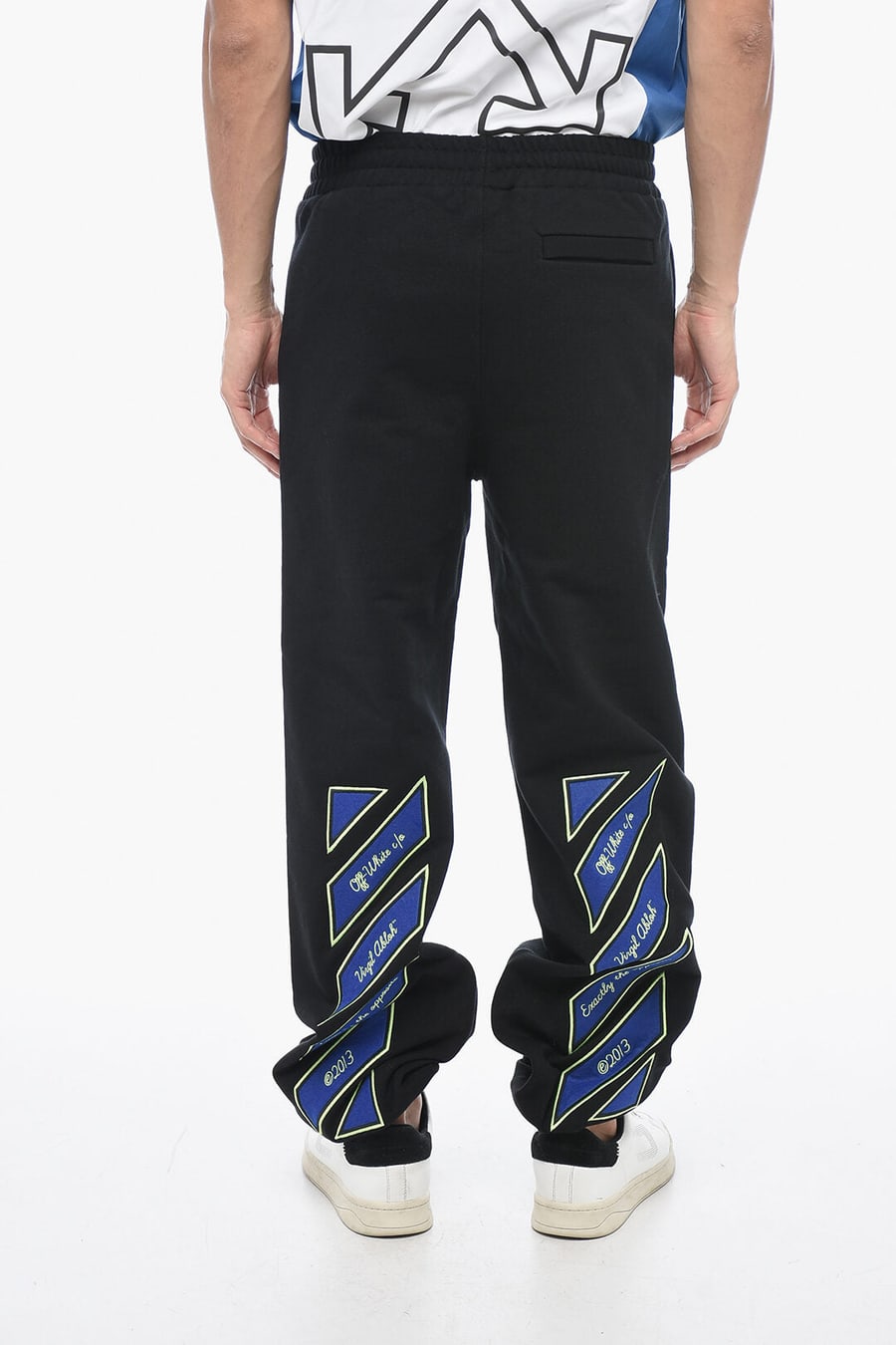 Off-White 0201~Joggers VARS Embroidered With Patchwork, view 2