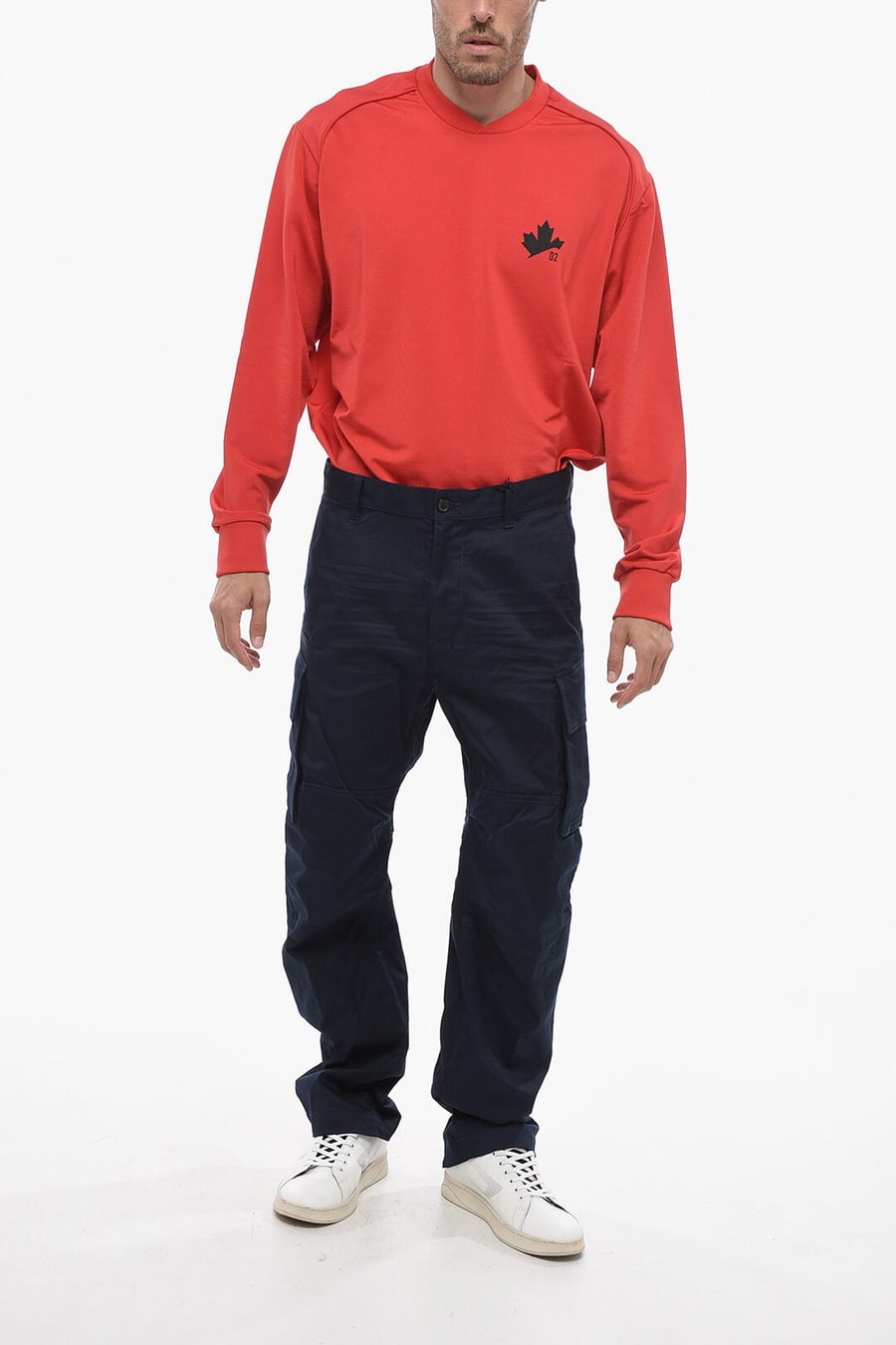 Dsquared2 2405~Cargo Trousers with Drawstring, view 4