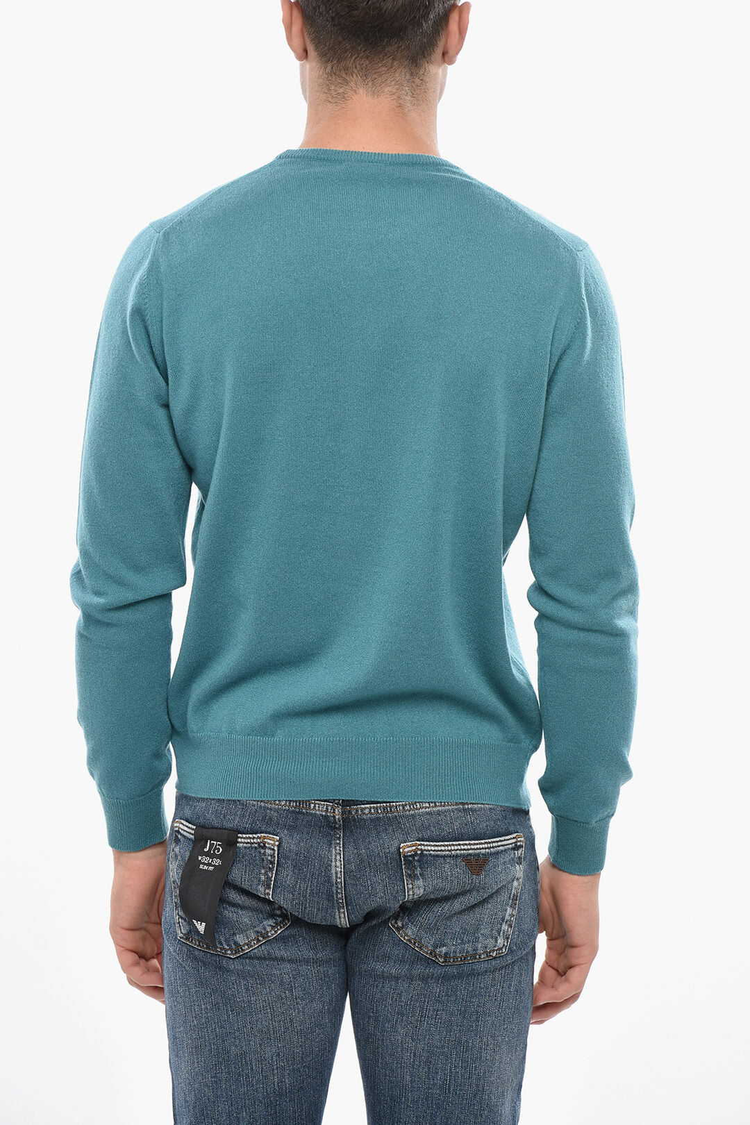 Malo 2405~Cashmere Crewneck Sweater, view 2
