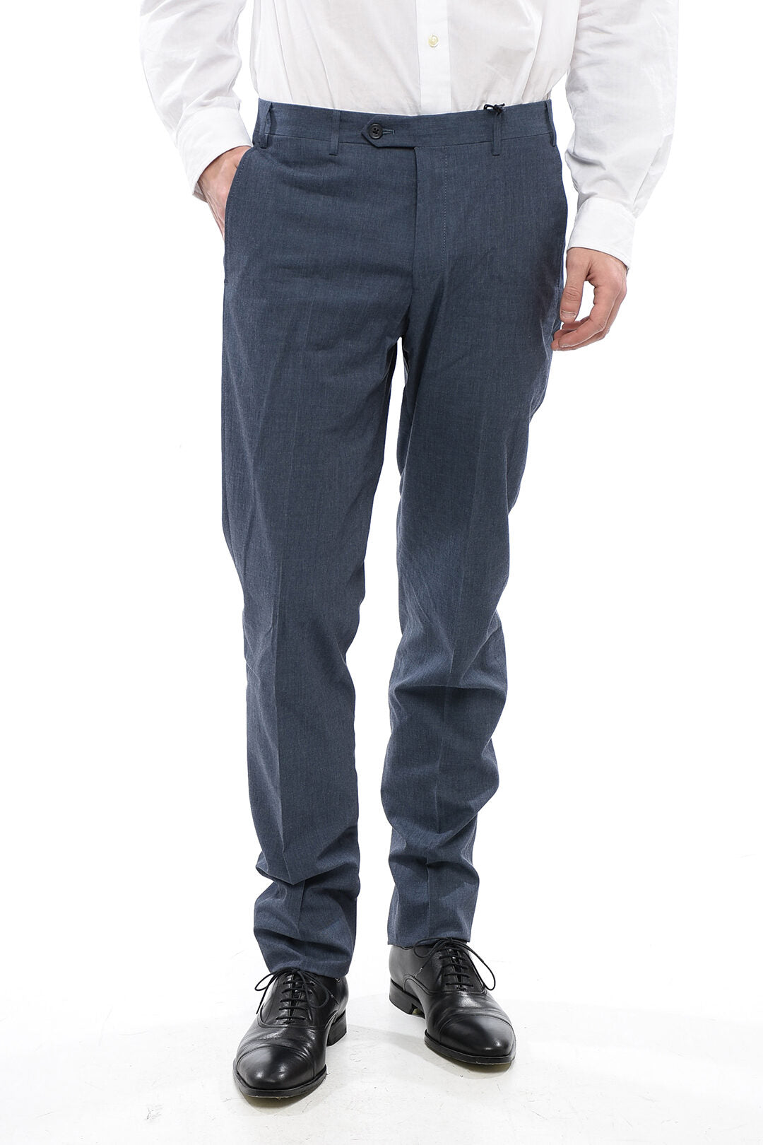 Corneliani 2405~CC COLLECTION Cotton Pants RIGHT with Welt Pockets
