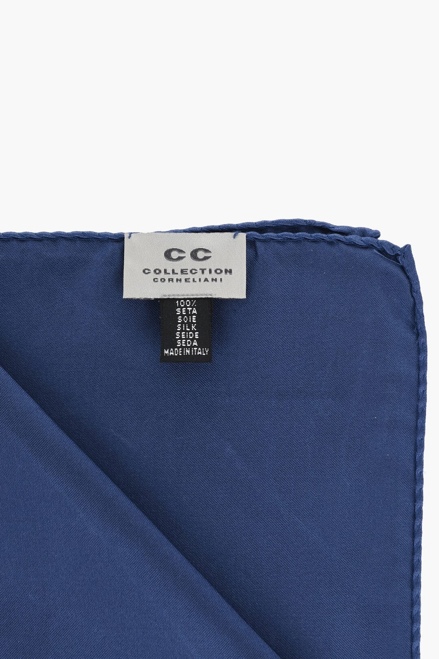 Corneliani 2405~CC COLLECTION Solid Silk Pocket Square