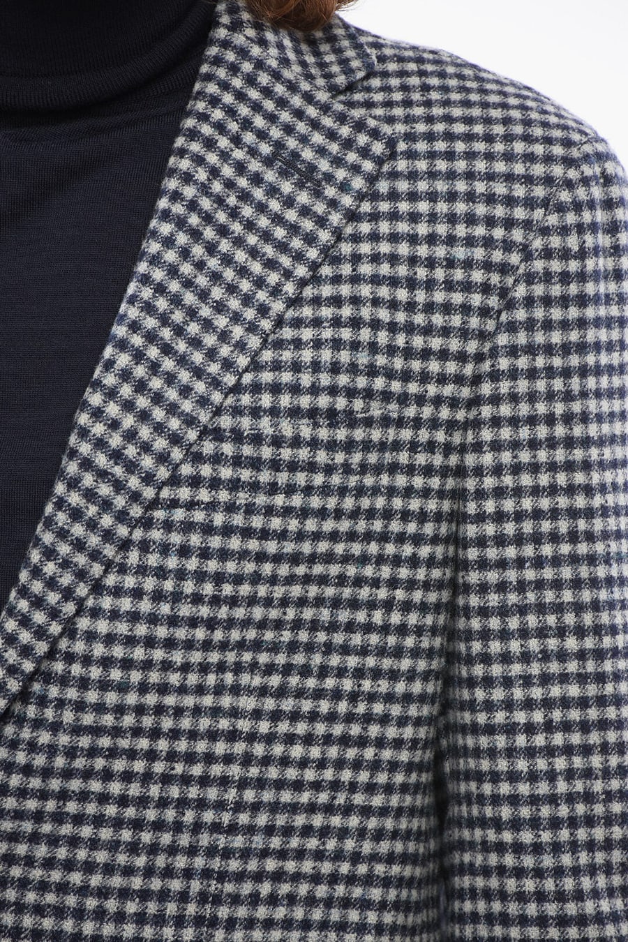 Nino Danieli 2405~Checked Blazer with Patch Pockets, view 3