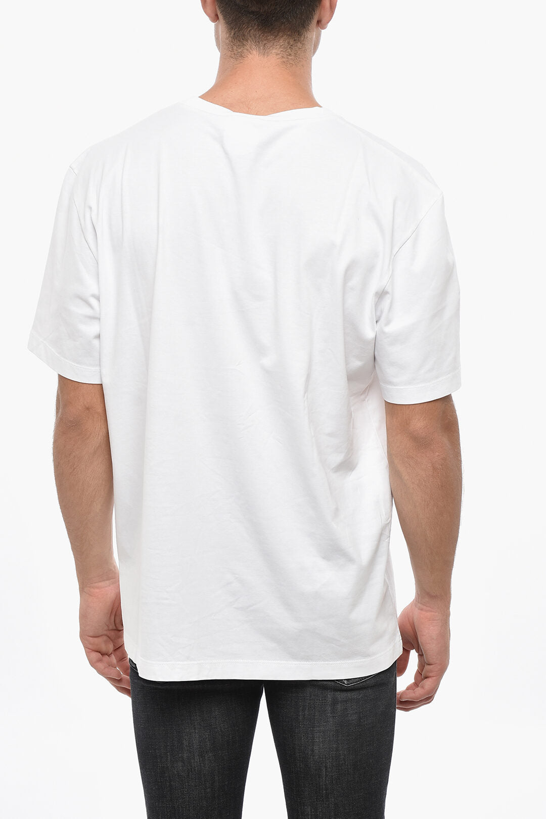 Dsquared2 2405~Cotton Crewneck T-Shirt with Monogram
