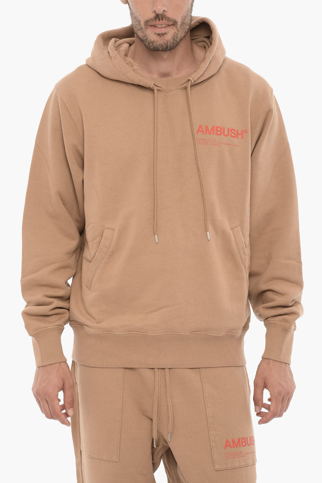 Ambush 2405~Cotton Fleece Hoodie with Two Pockets