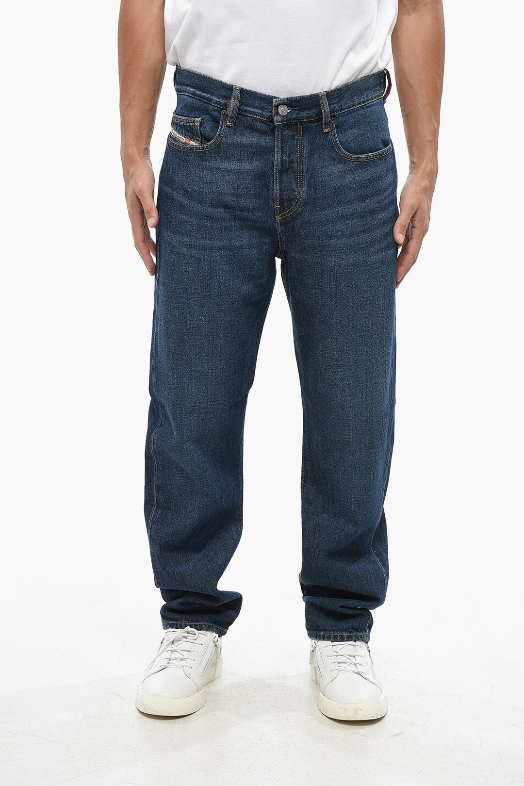 Diesel 2405~Dark Wash Denim Straight Fit Jeans D-VIKER 20cm