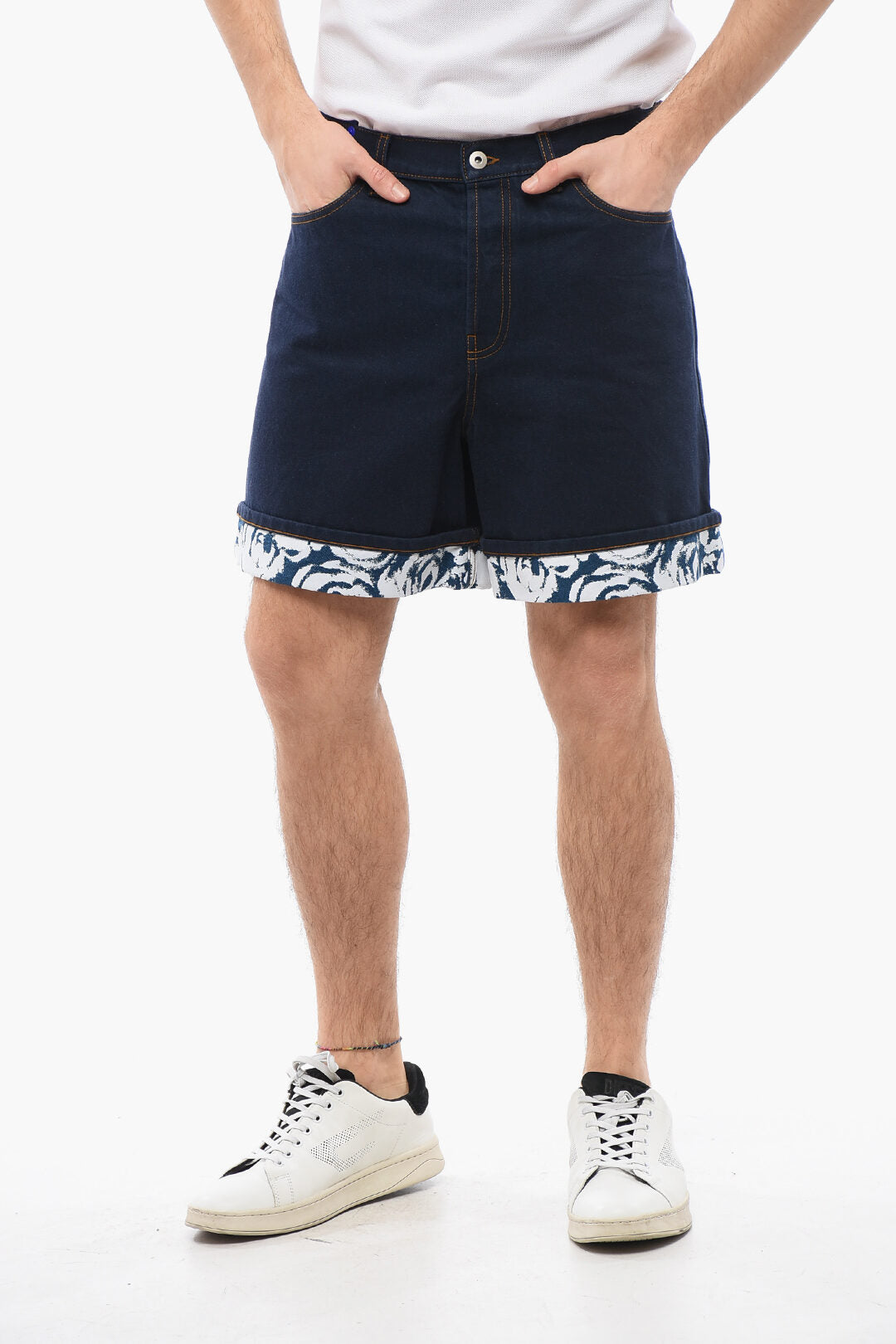 Burberry 2405~Dark-Wash Denim Shorts