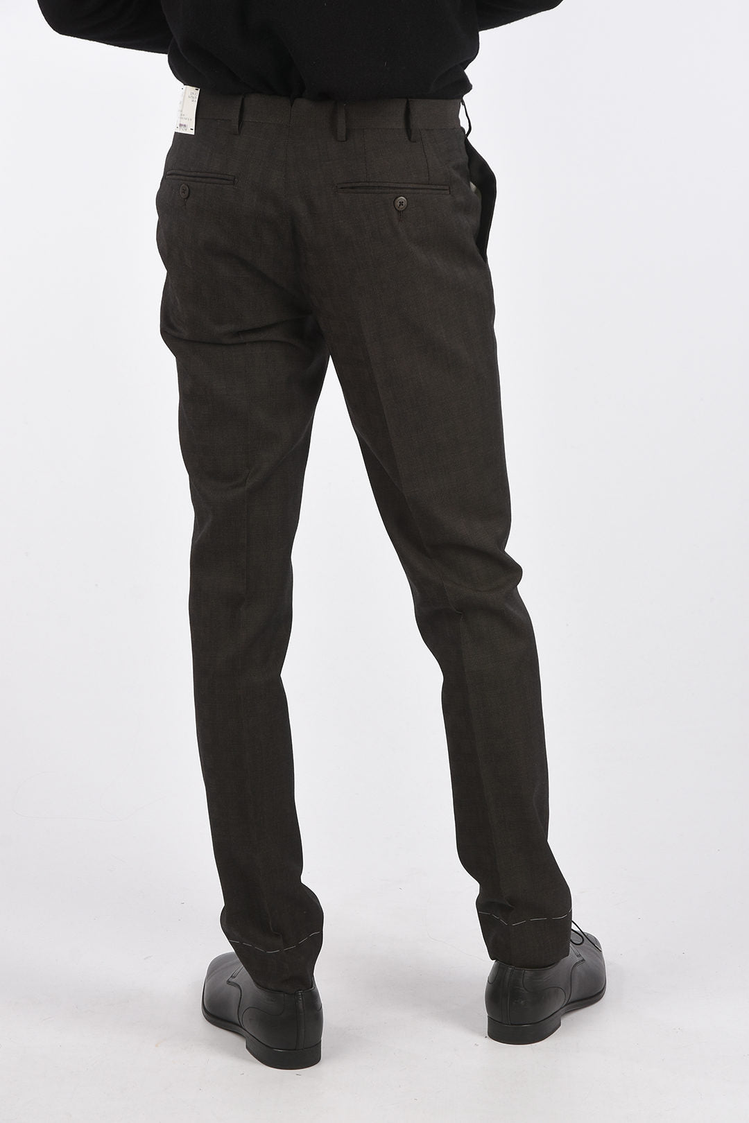 Corneliani 2405~District Check Trousers ACADEMY, view 2