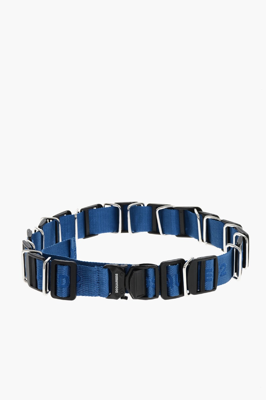 Dsquared2 2405~Fabric Belt MULTIBUCKLE with Safety Closure 40cmm, view 2