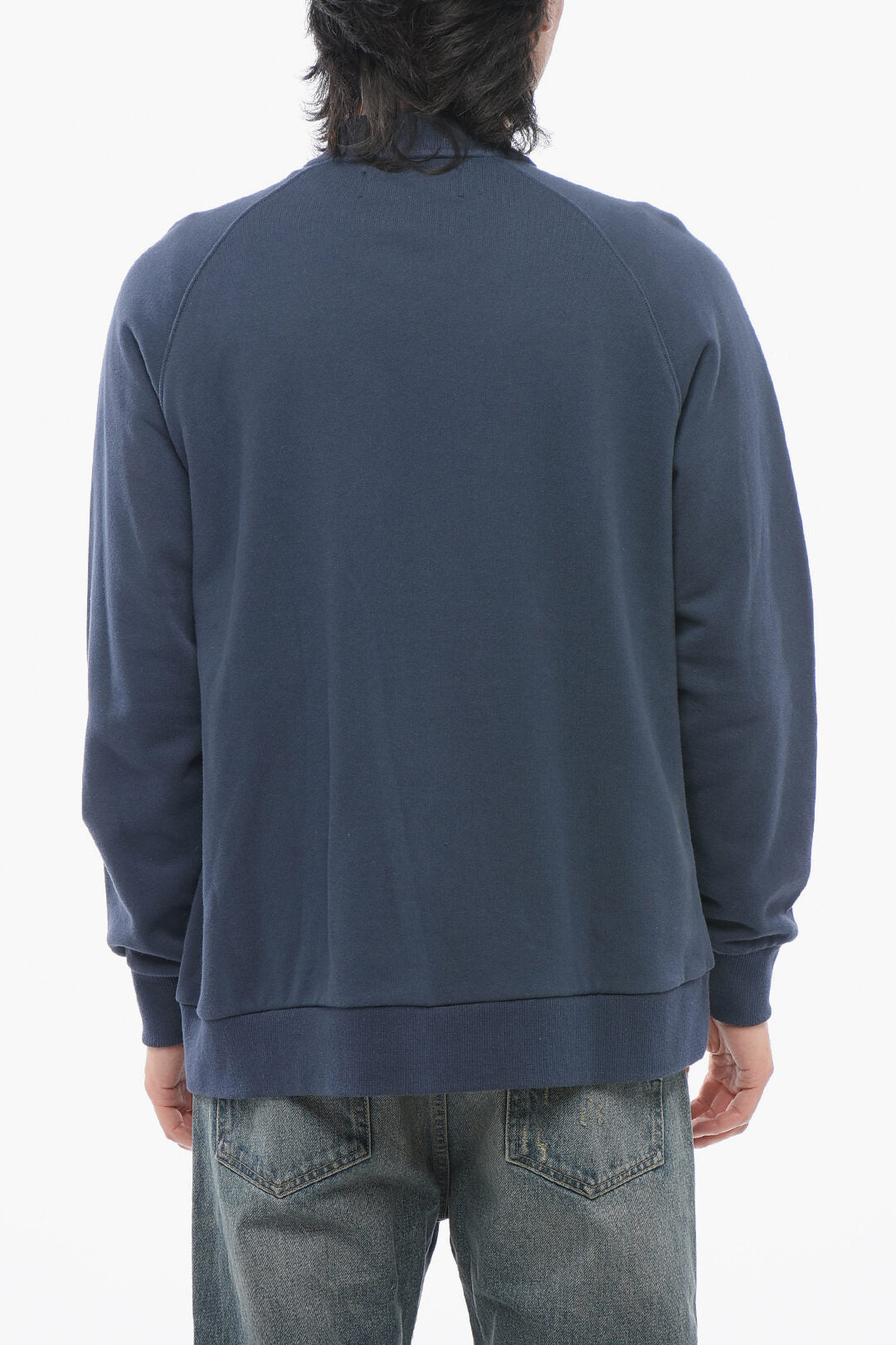 Viktor & Rolf 2405~Garment-Dyed Cotton Zip-Up Sweatshirt With Patch Pockets