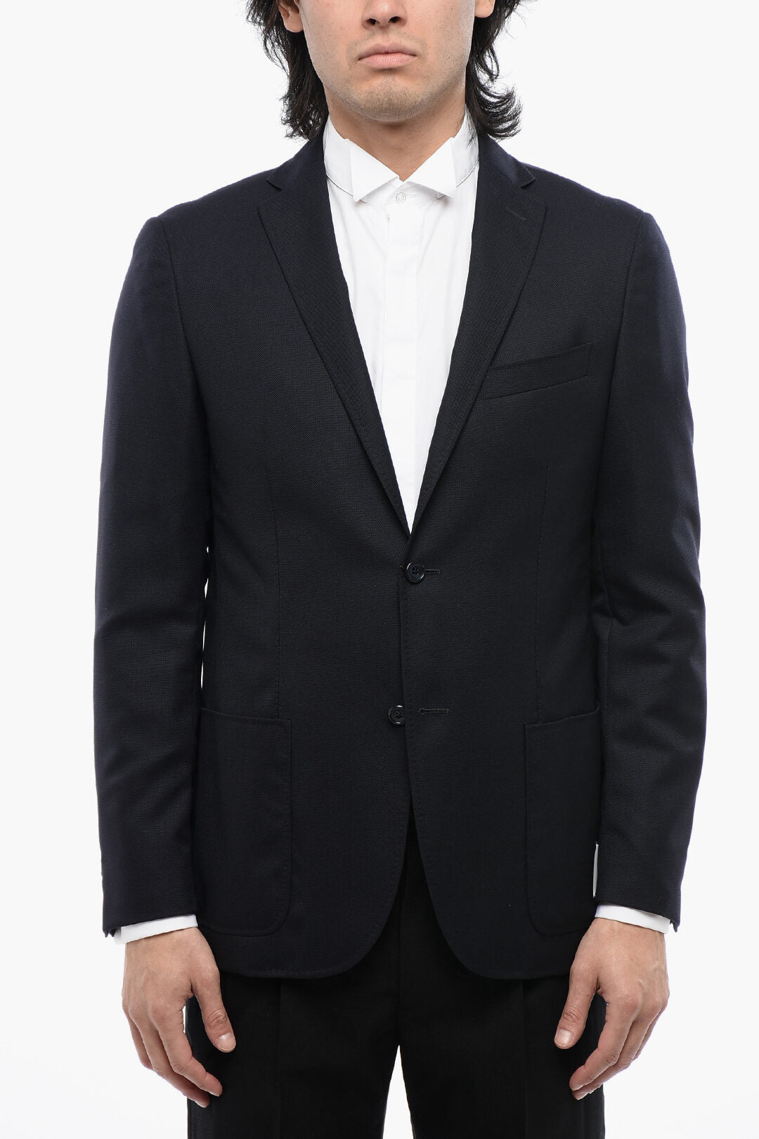 Nino Danieli 2405~Half-Lined Virgin Wool Blazer