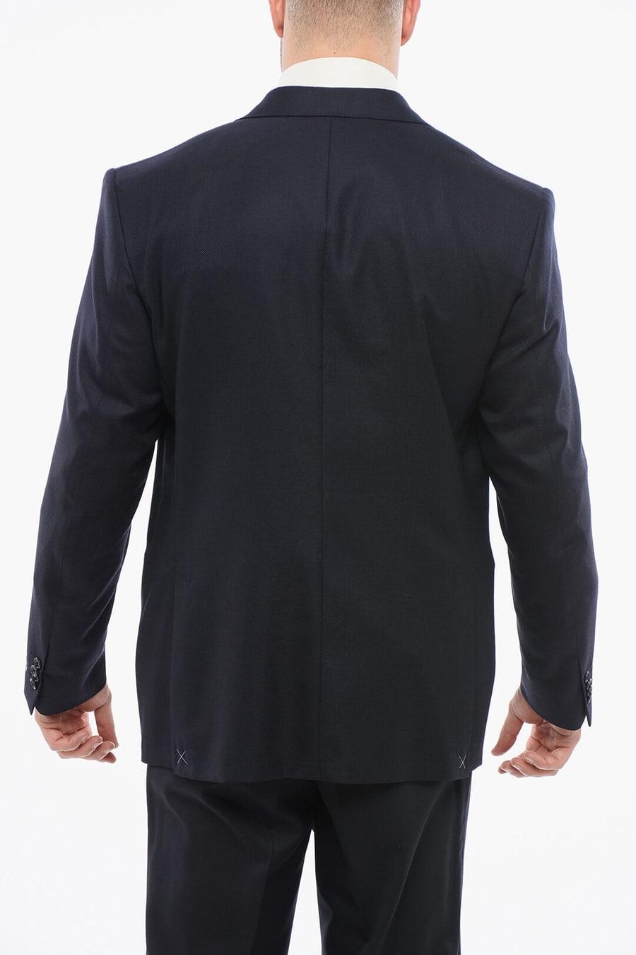Nino Danieli 2405~Hopsack Blazer with Flap Pockets, view 2