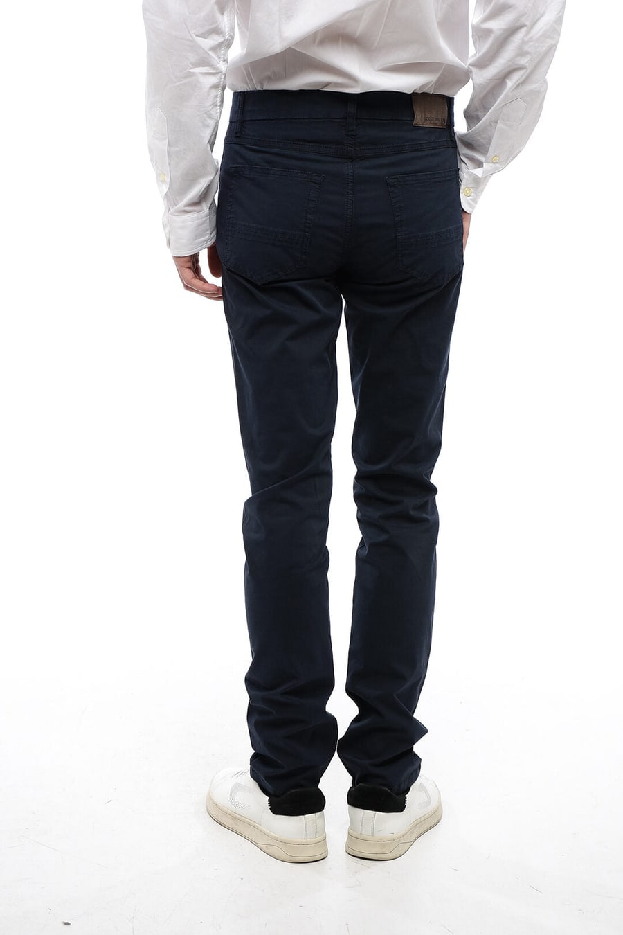 Corneliani 2405~ID Chino Pants with Suede Patch, view 2