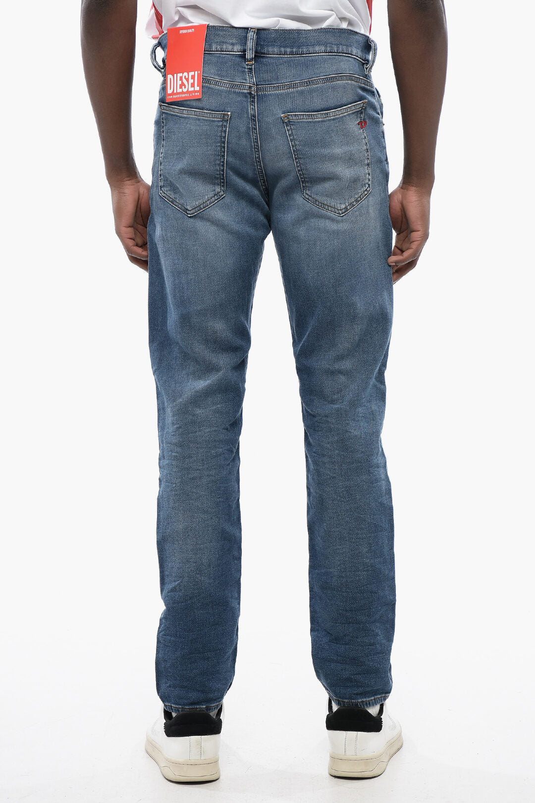 Diesel 2405~Jogg Jeans D-STRUKT-Z-NE Regular Fit with Belt Loops 16cm, view 2