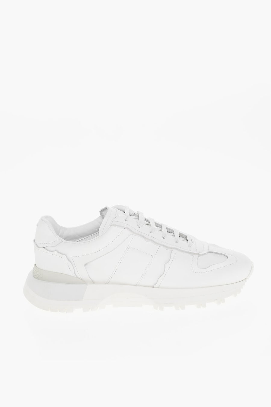 Maison Margiela 2405~MM22 Low Leather Sneakers Plain, view 3