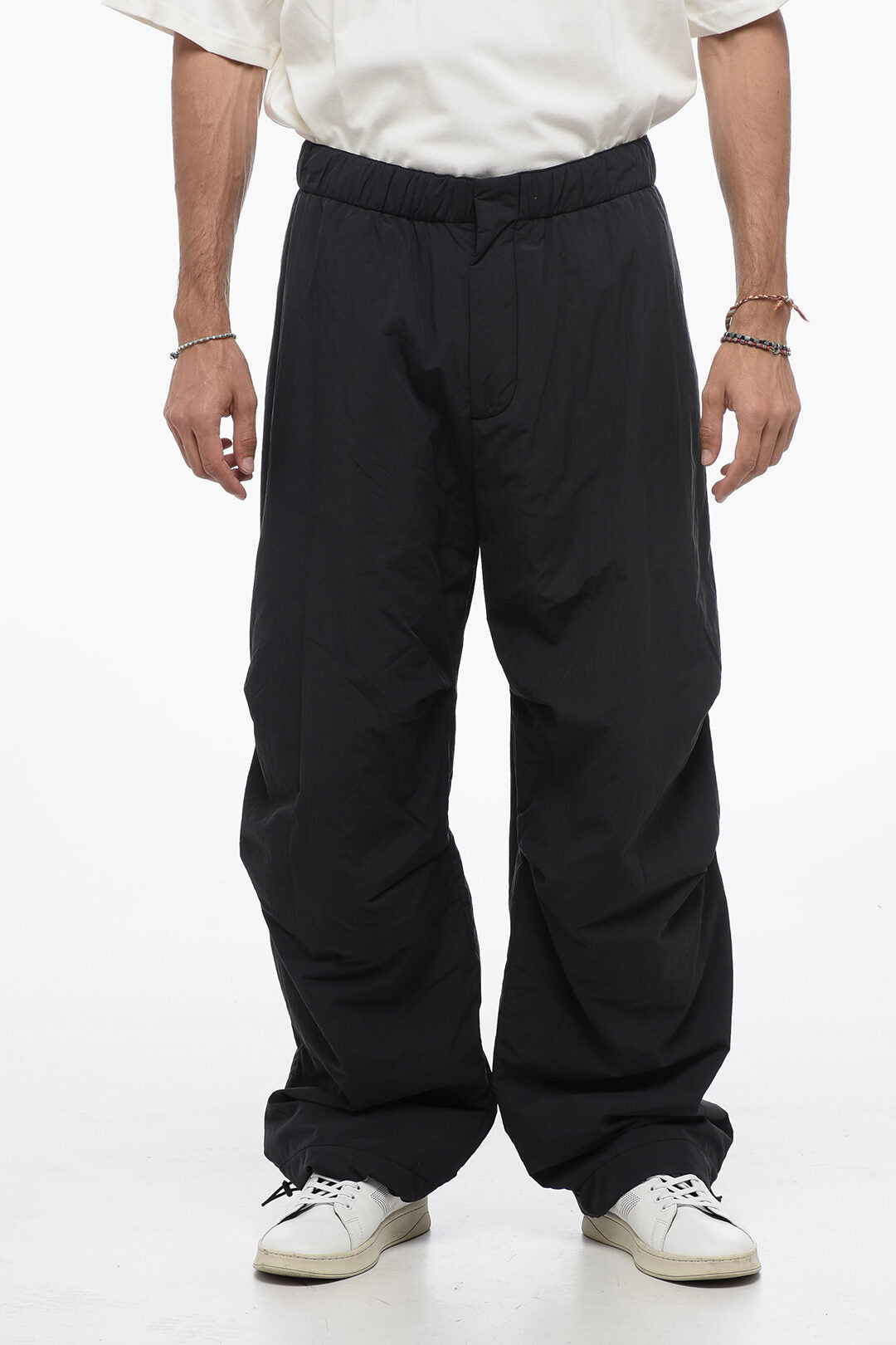 Studio Nicholson 2405~Nylon Padded Trousers with Elastic Waist