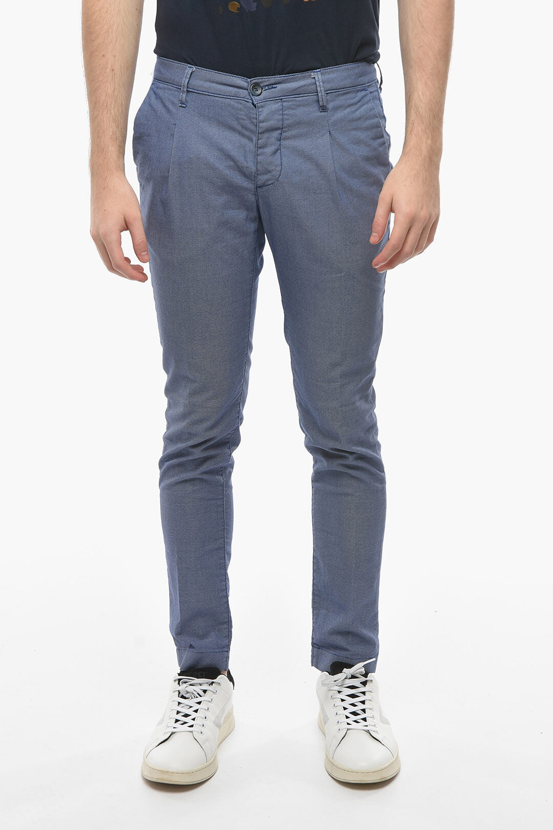 Cruna 2405~One-Pleat Trousers NEWTOWN