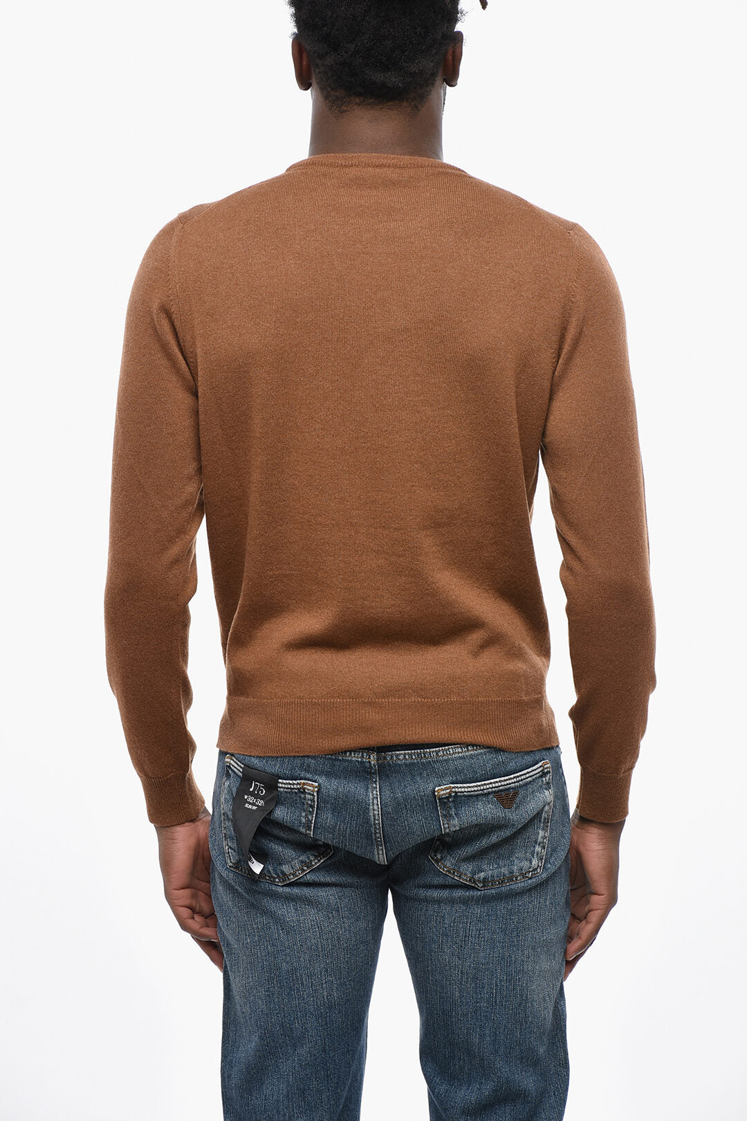 Malo 2405~Pure Cashmere Crewneck Sweater, view 2