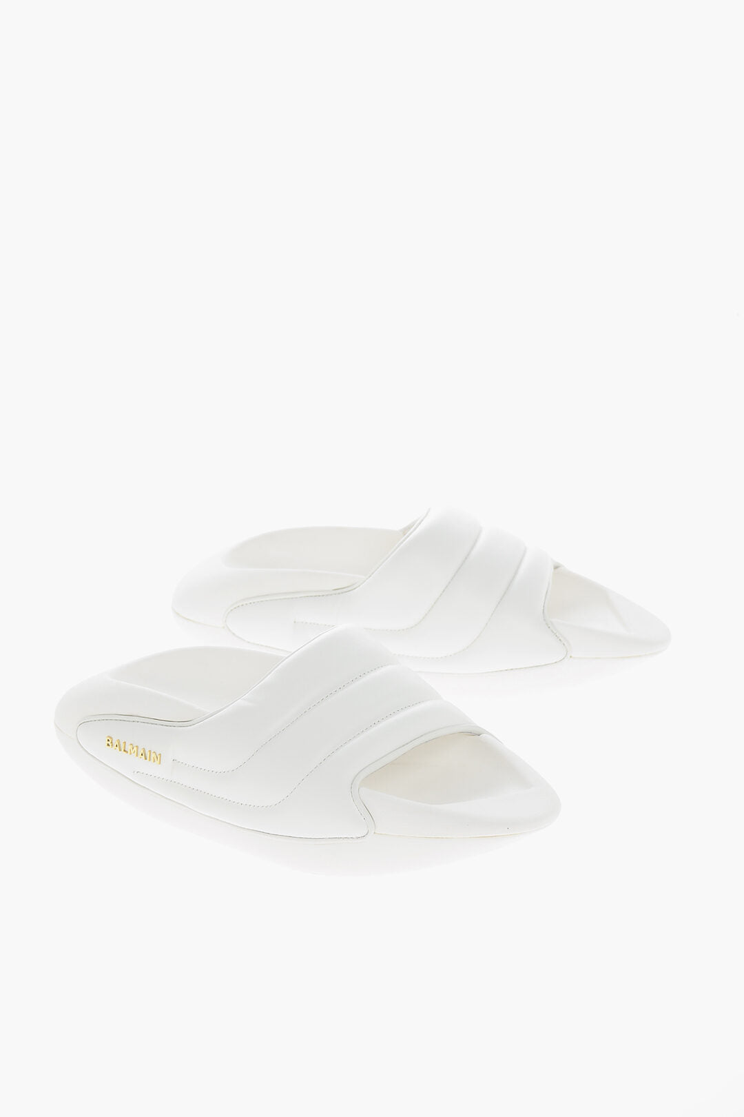 Balmain 2405~Quilted Leather Sandals B-IT-PUFFY with 5cm Sole
