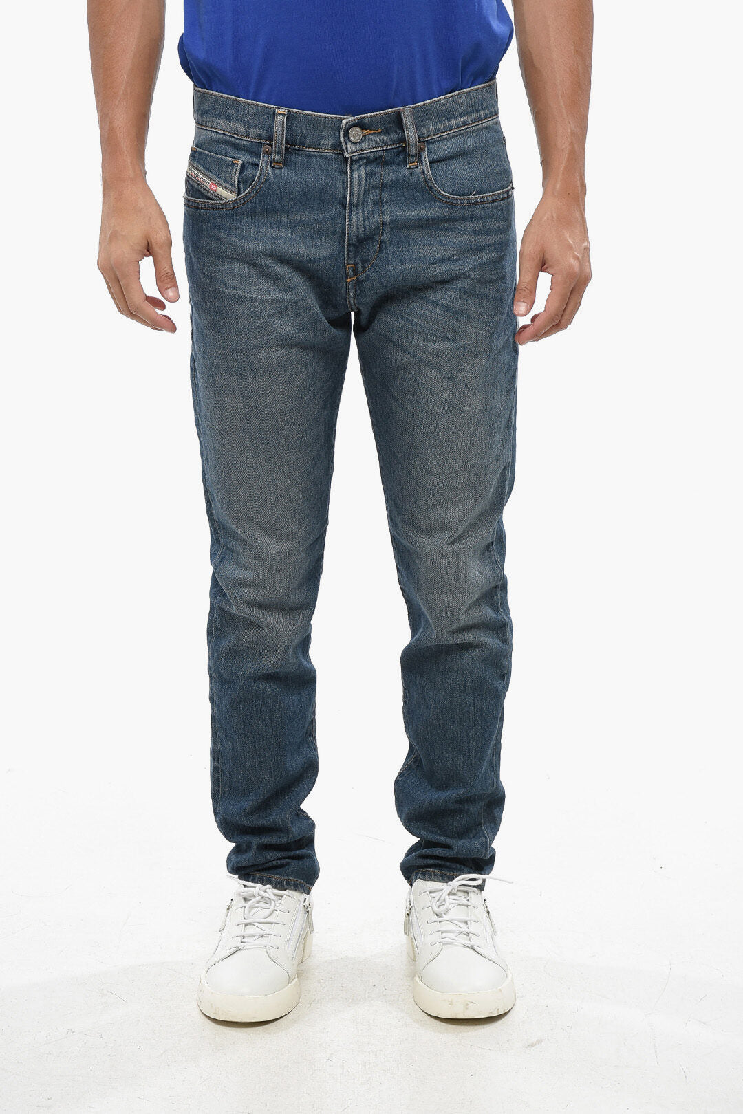 Diesel 2405~RED TAG Slim Fit Jeans D-STRUKT Mid Rise 16cm