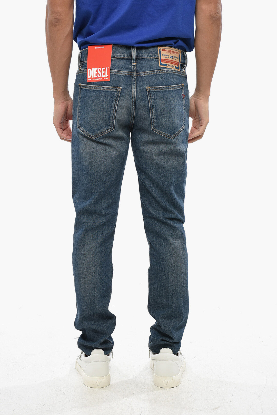 Diesel 2405~RED TAG Slim Fit Jeans D-STRUKT Mid Rise 16cm, view 2