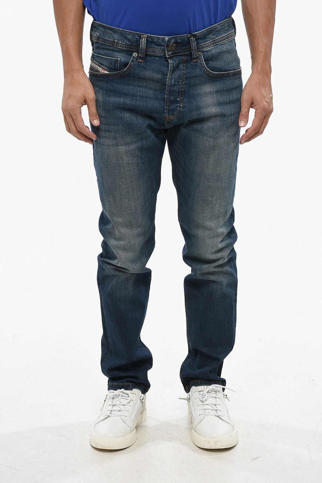 Diesel 2405~Regular Fit Jeans BUSTER with Mid Wash 18cm