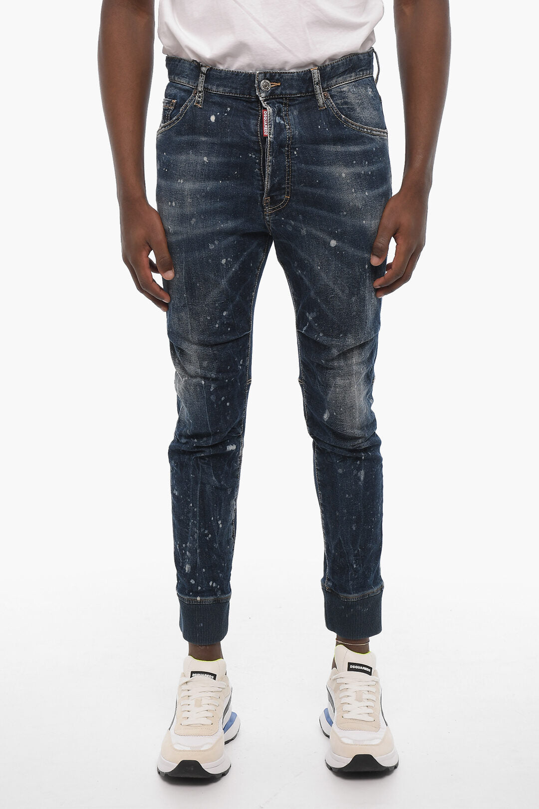 Dsquared2 2405~Regular-Fit Acid-Wash Jeans