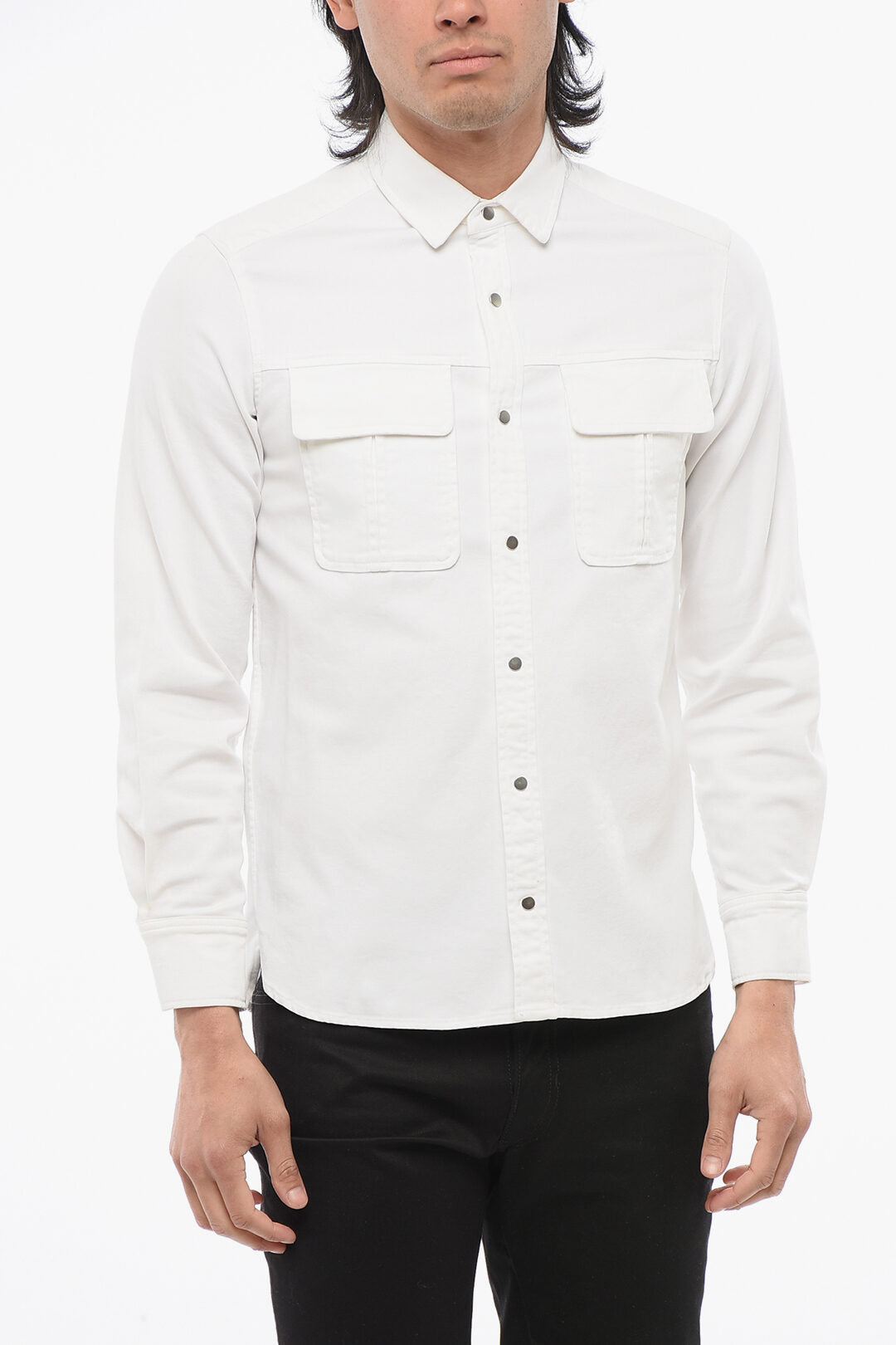Neil Barrett 2405~Shirt GANG with Patches