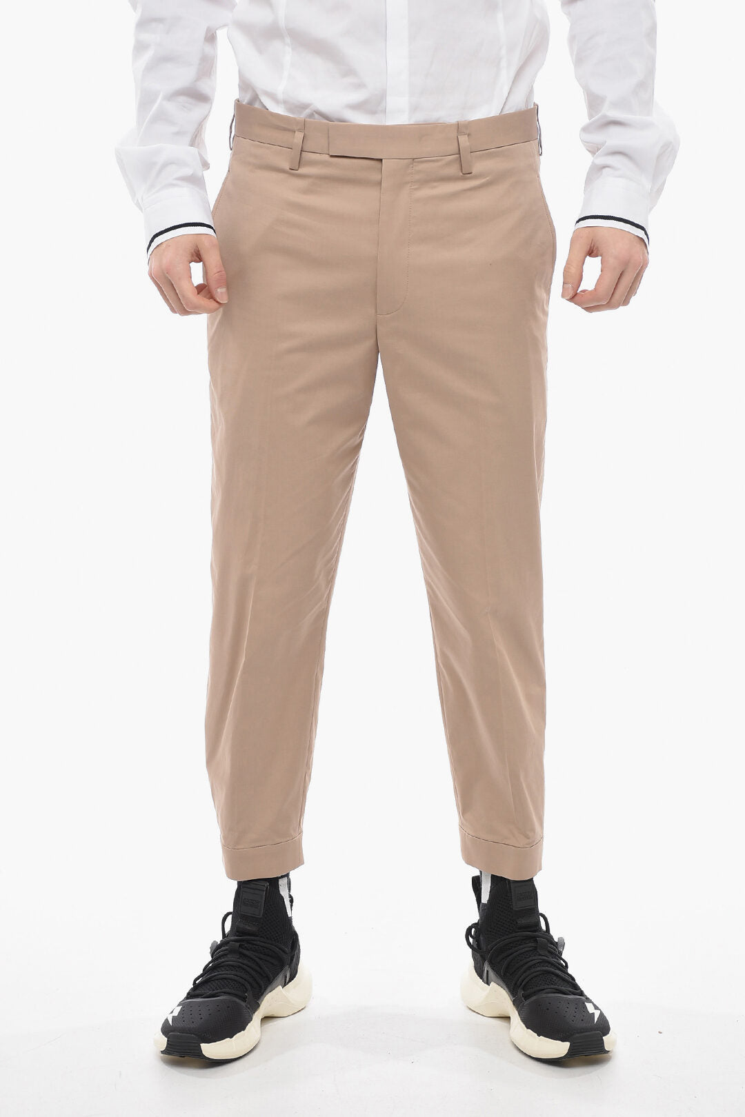 Neil Barrett 2405~Slim Fit Pants BARRETT METAL with Adjustable Ankle