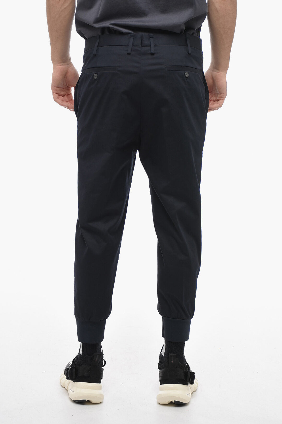 Neil Barrett 2405~Slim Fit Pants JACK Low Rise with Cuffs, view 2