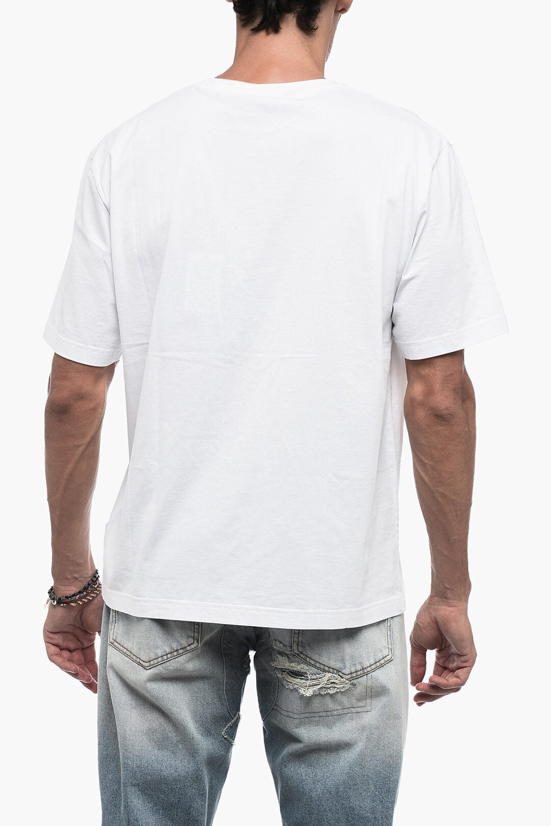 Palm Angels 2405~Slim Fit T-Shirt with Printed Logo, view 2