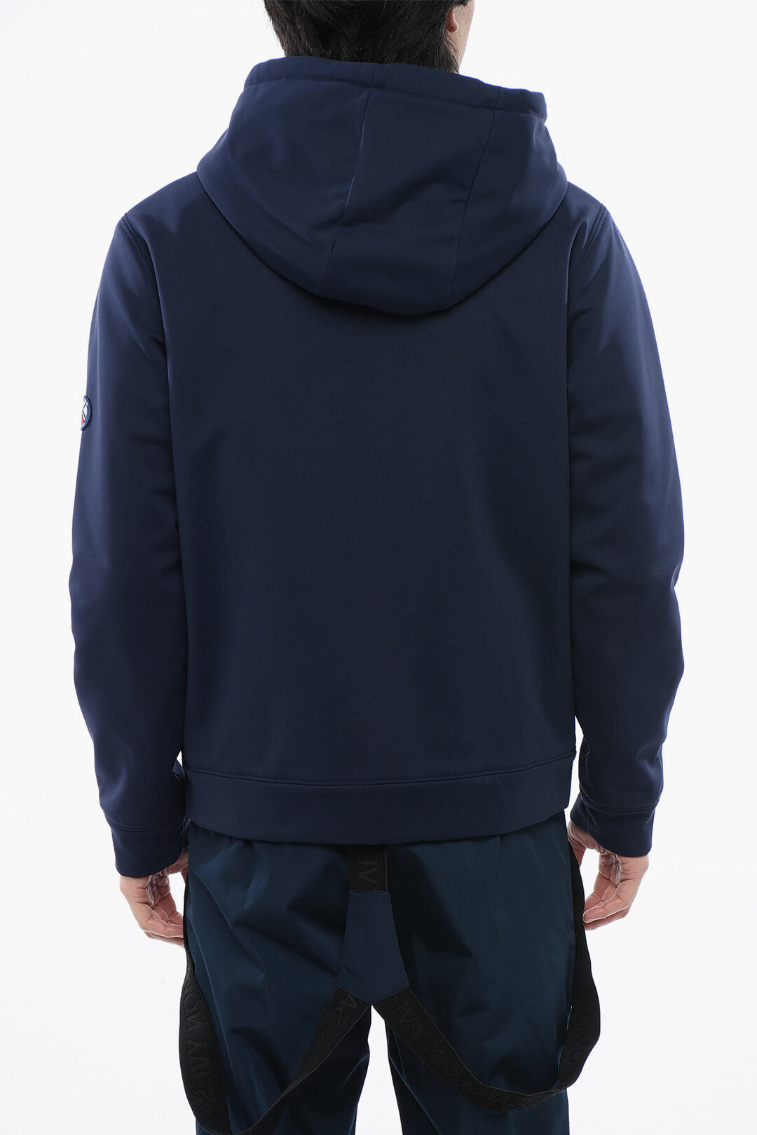 Yves Salomon 2405~Solid-Color Nylon-Blend Jacket with Hood, view 2