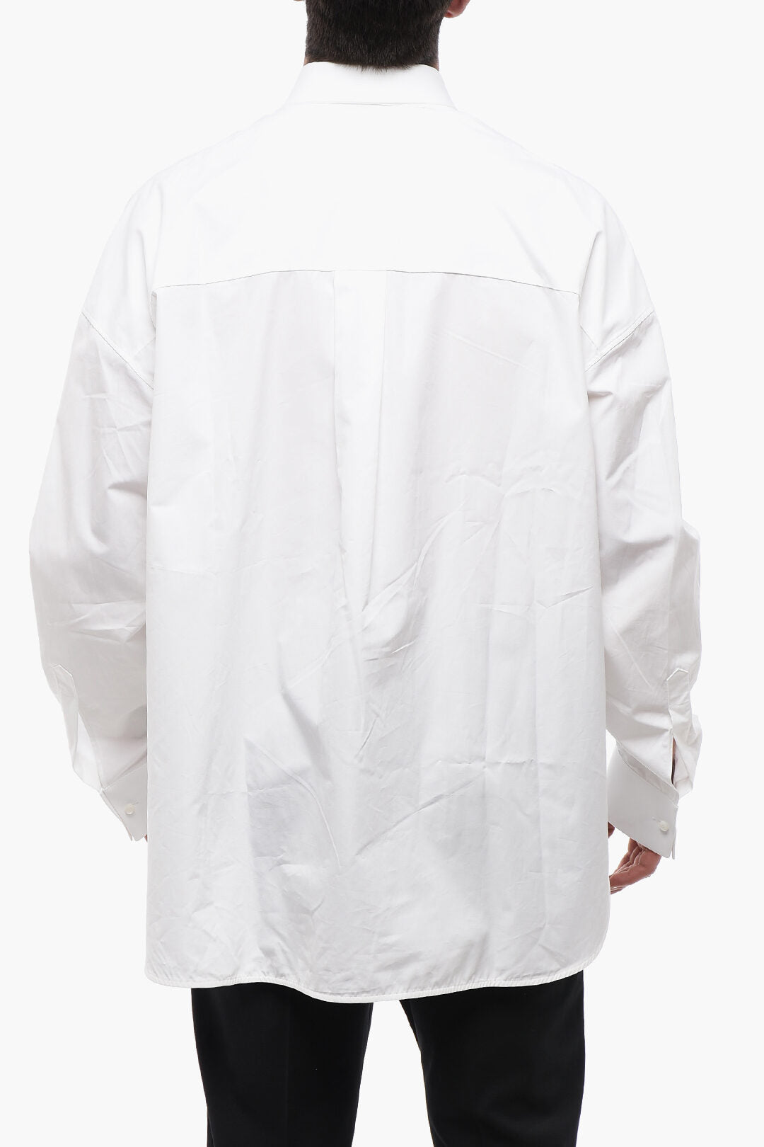 Dsquared2 2405~Tuxedo Shirt with Contrast Buttons, view 2