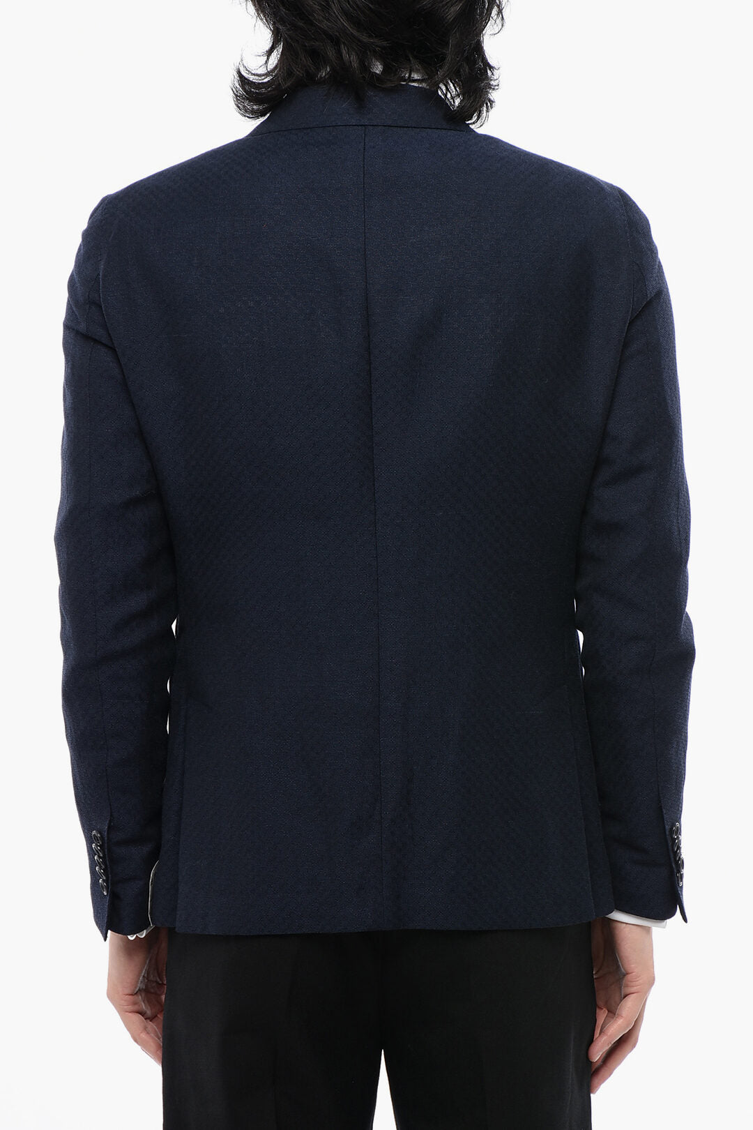 Abital 2405~Wool-Blend Blazer with Peak Lapel, view 2
