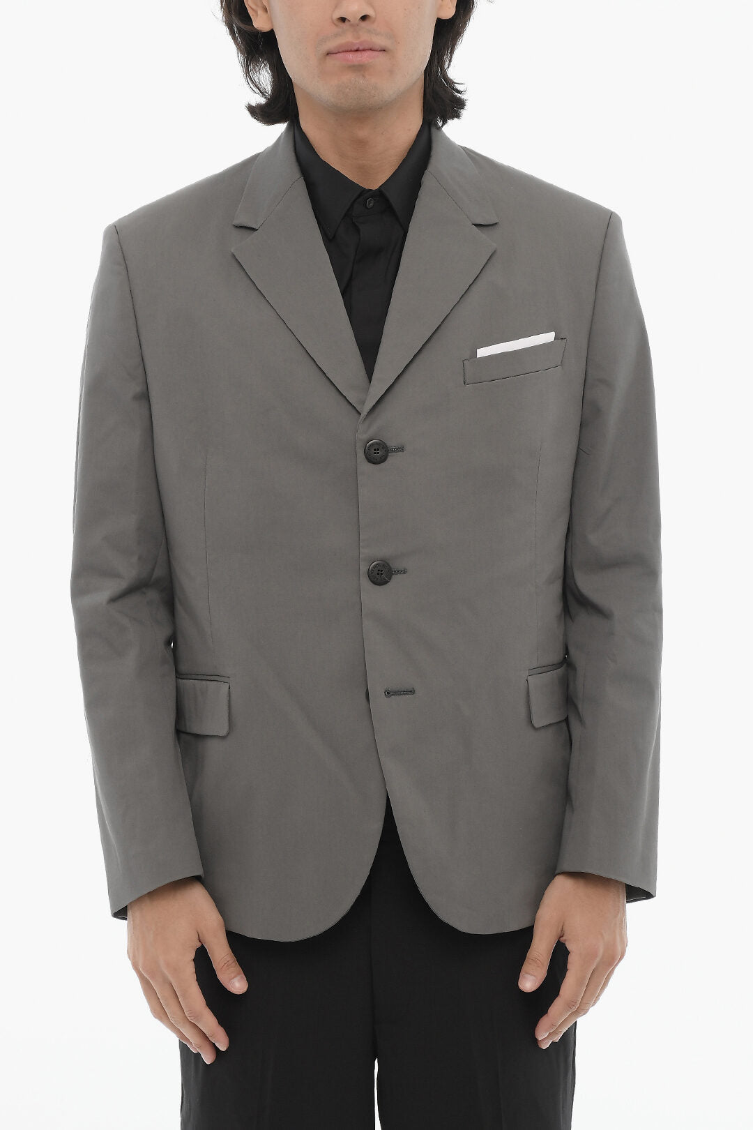 Neil Barrett 2470~2-Button Jacket with Two Vents, Classic Lapel and Flap Pocket