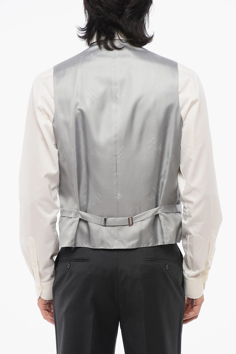Corneliani 2470~6-Button Wool Waistcoat, view 2