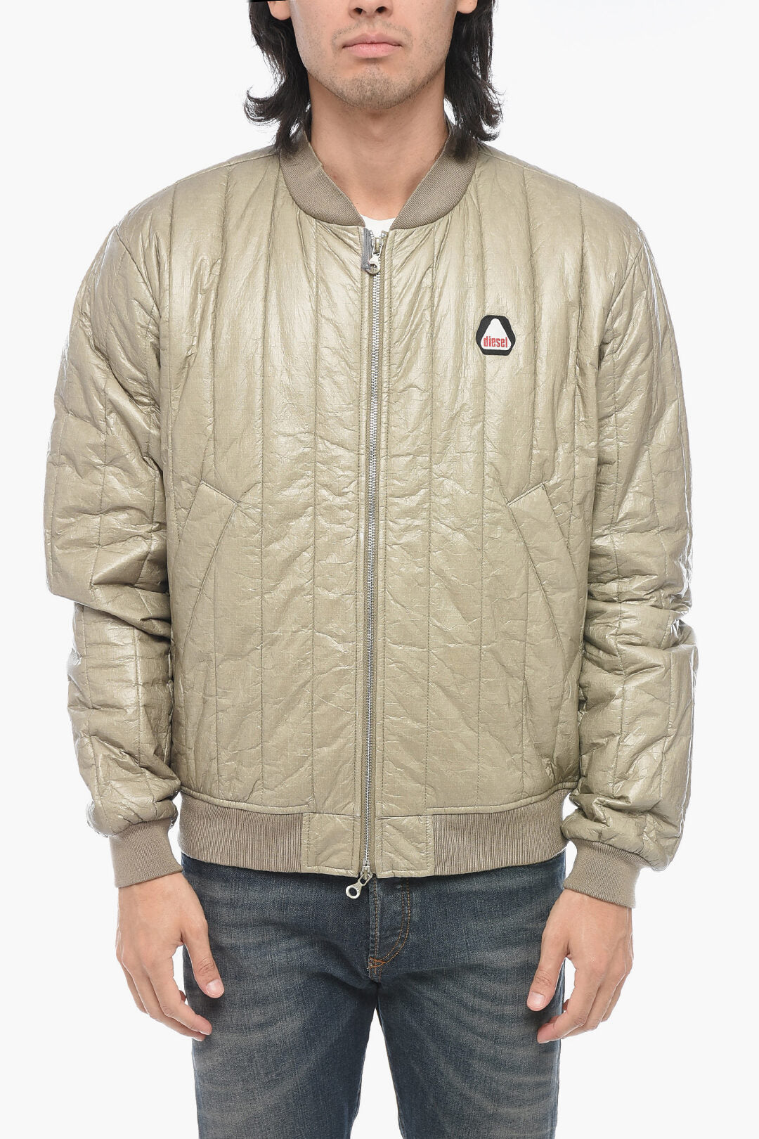 Diesel 2470~Bomber Jacket J-ROTH with Craquelé Effect