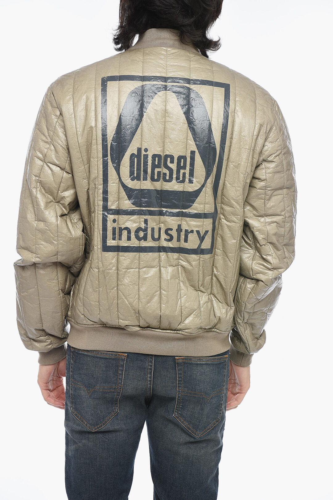 Diesel 2470~Bomber Jacket J-ROTH with Craquelé Effect, view 2