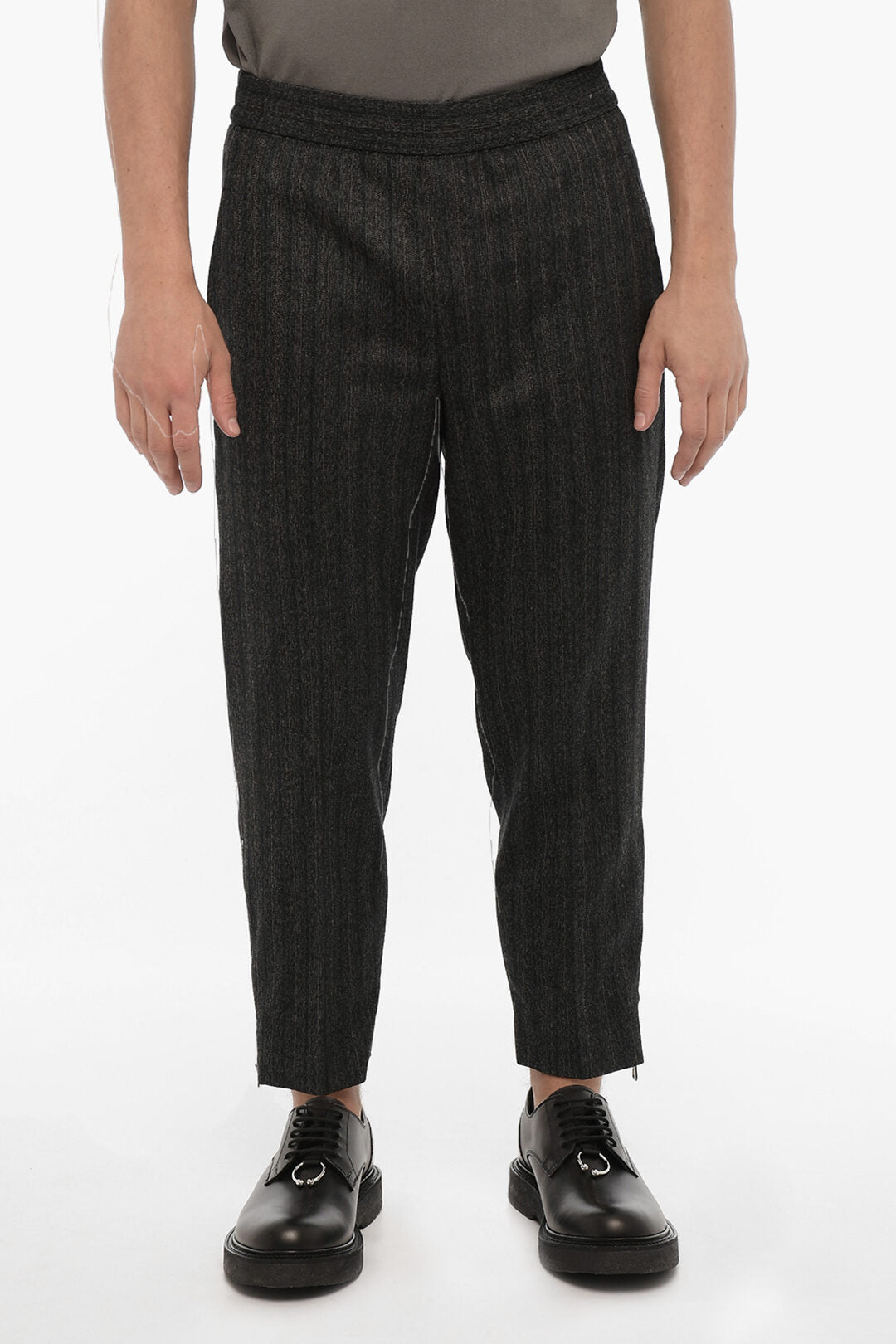 Neil Barrett 2470~Casual Slim-Fit Virgin Wool Trousers