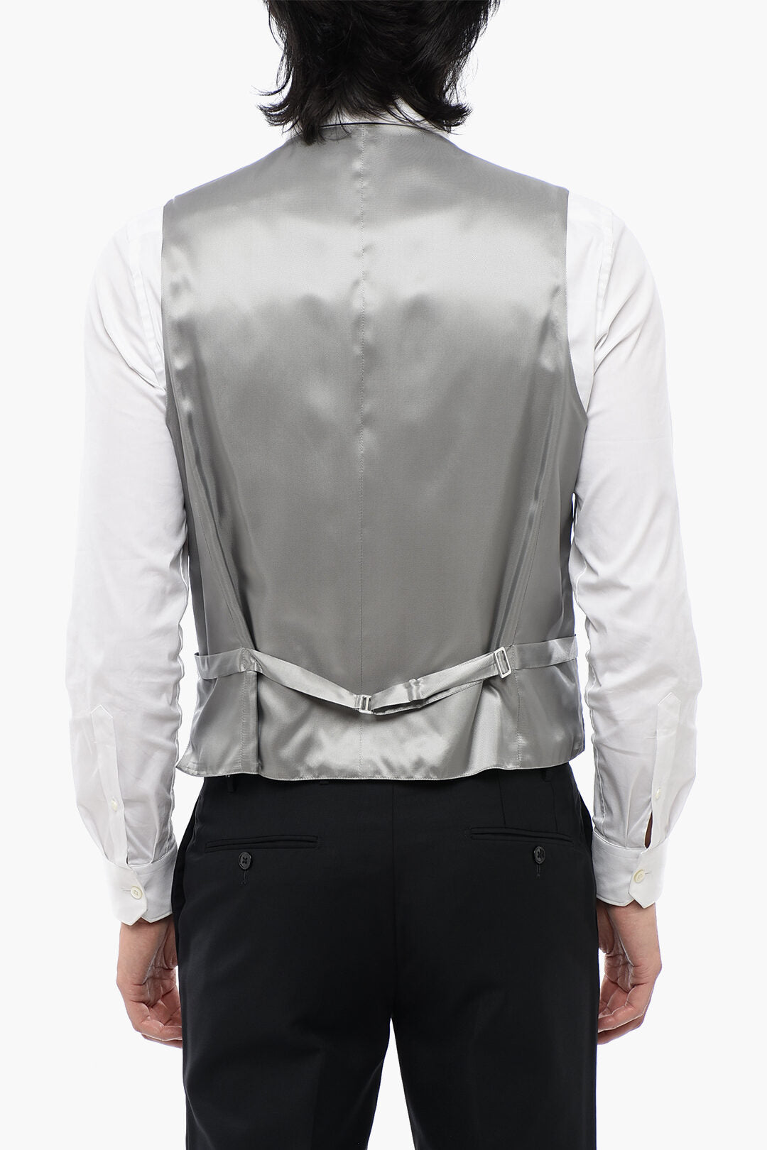 Corneliani 2470~CC COLLECTION Bicolour Wool-Blend Waistcoat RETAILORED