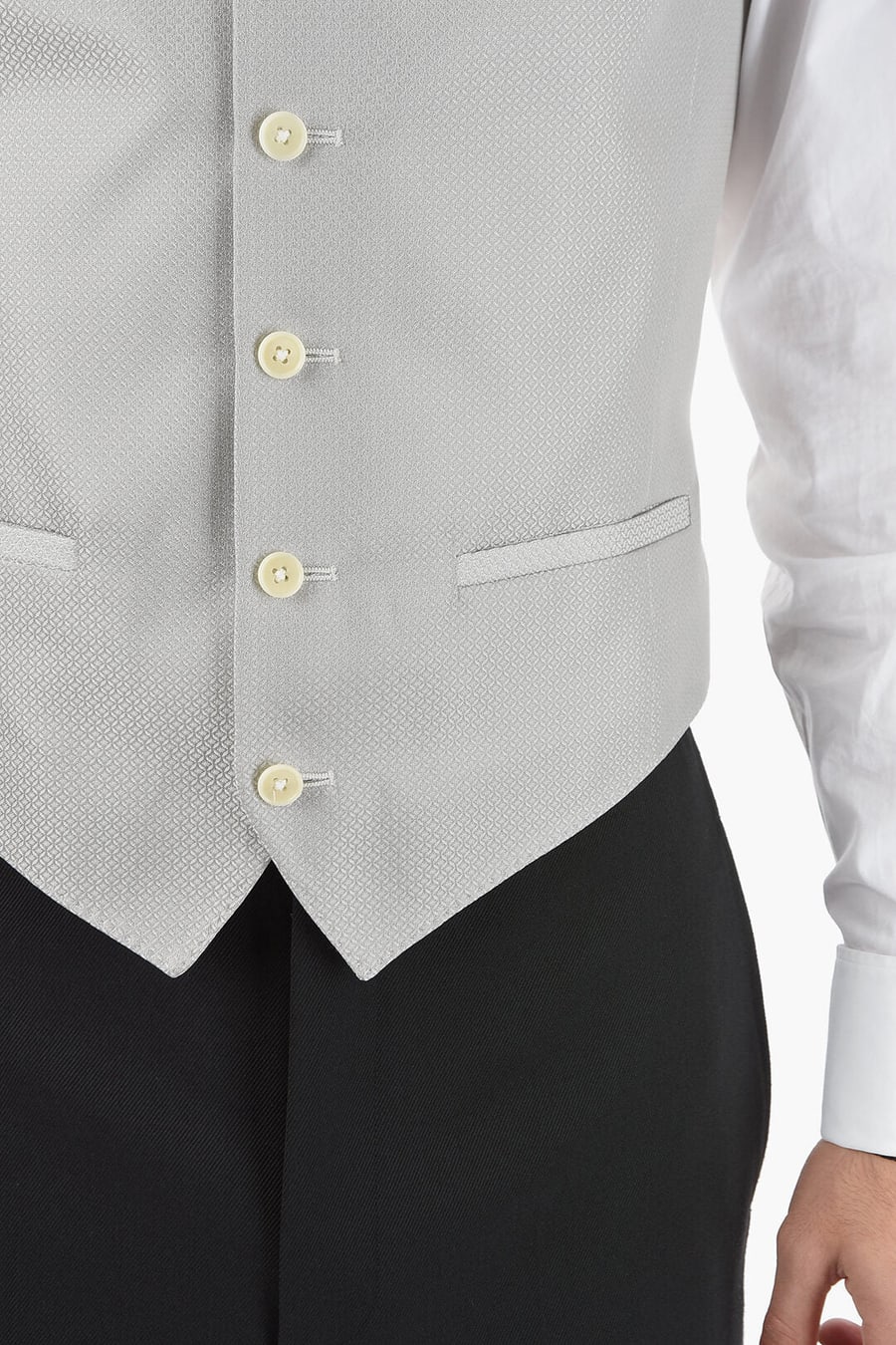 Corneliani 2470~CC COLLECTION Two-Tone Vest RESET with Martingale, view 3