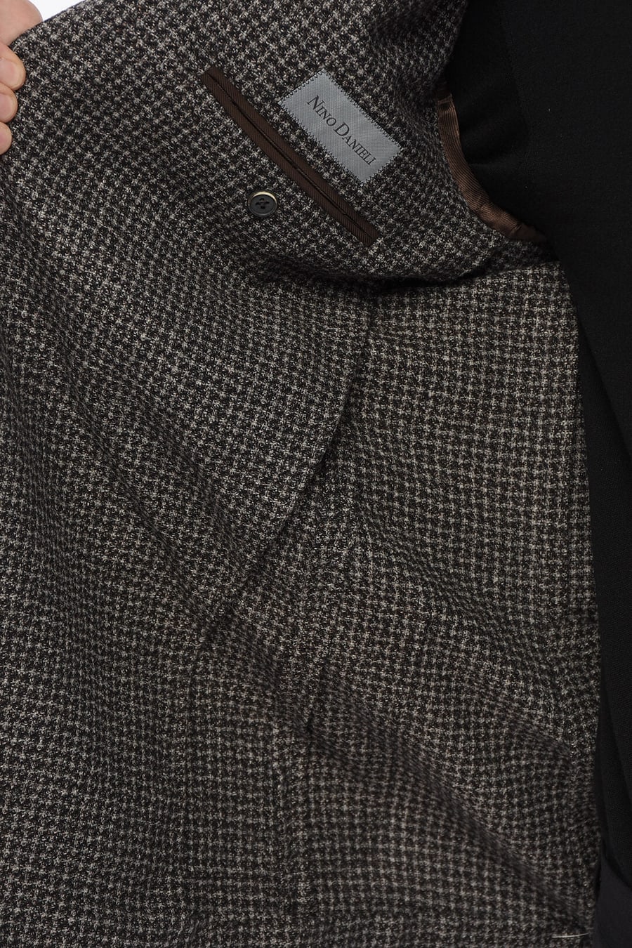 Nino Danieli 2470~Checked Blazer with Patch Pockets, view 5