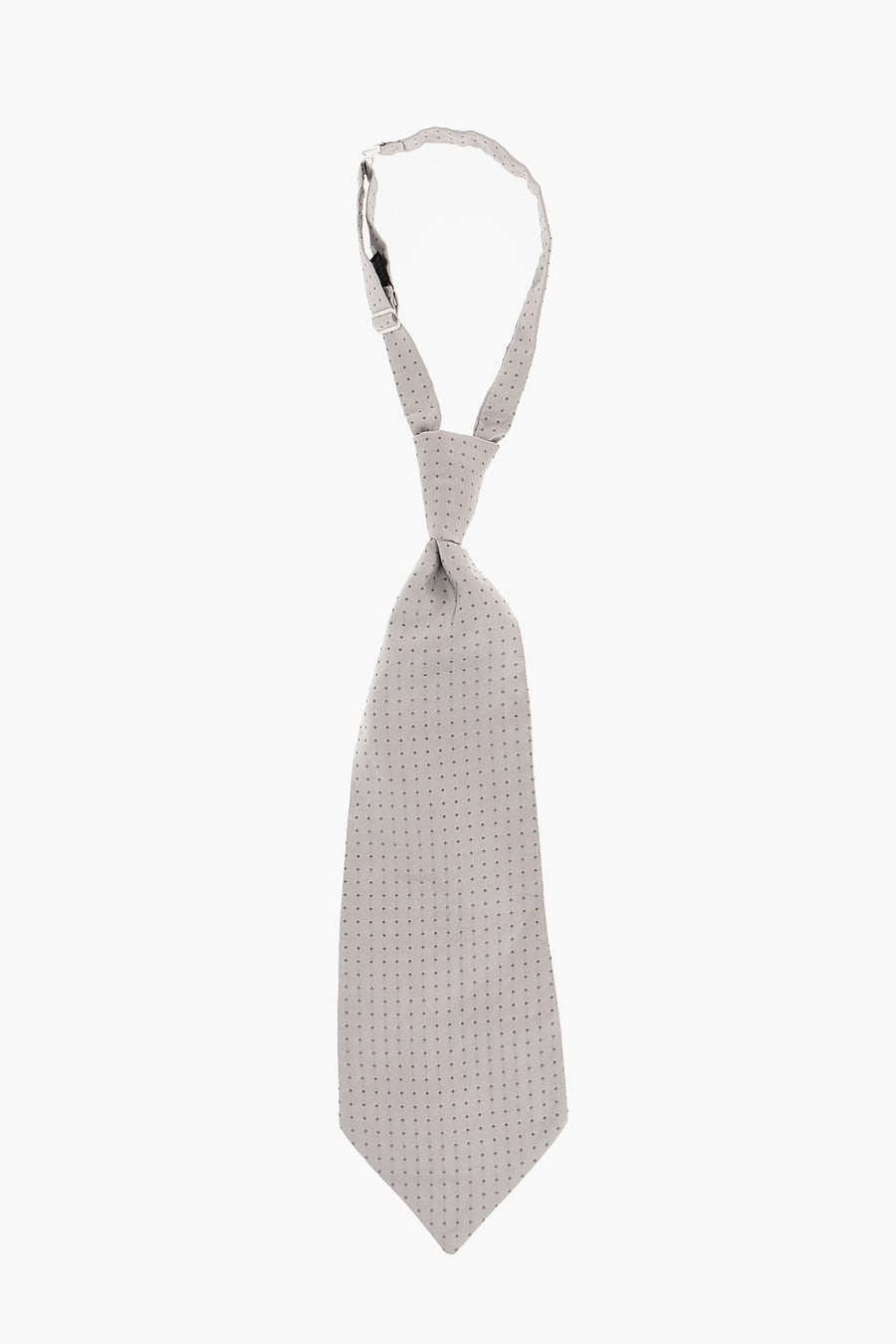 Corneliani 2470~Checked Silk Ascot Tie