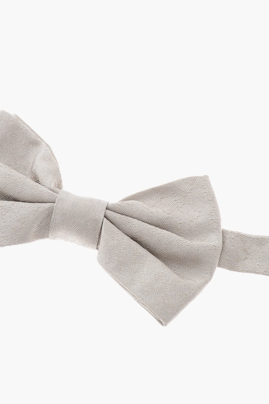 Corneliani 2470~Solid Silk Bow Tie with Micro Motifs, view 2