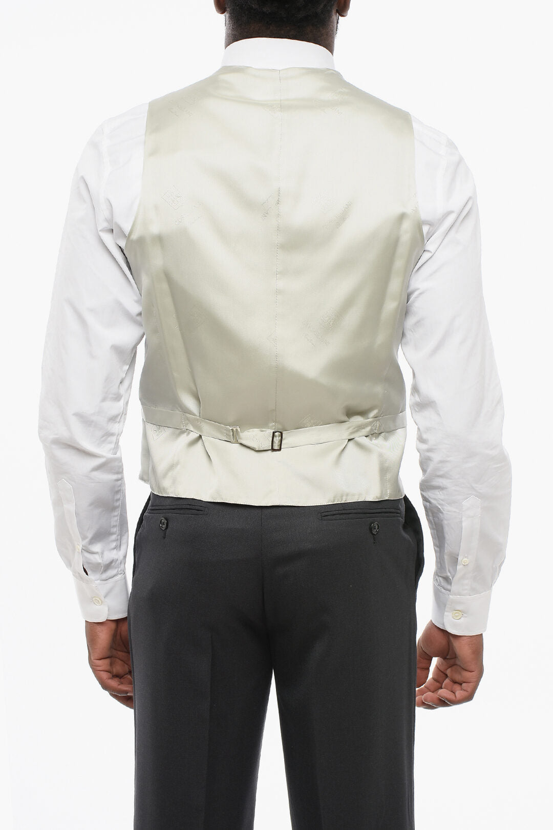 Corneliani 2470~Wool Waistcoat 5-Button With Welt Pocket, view 2