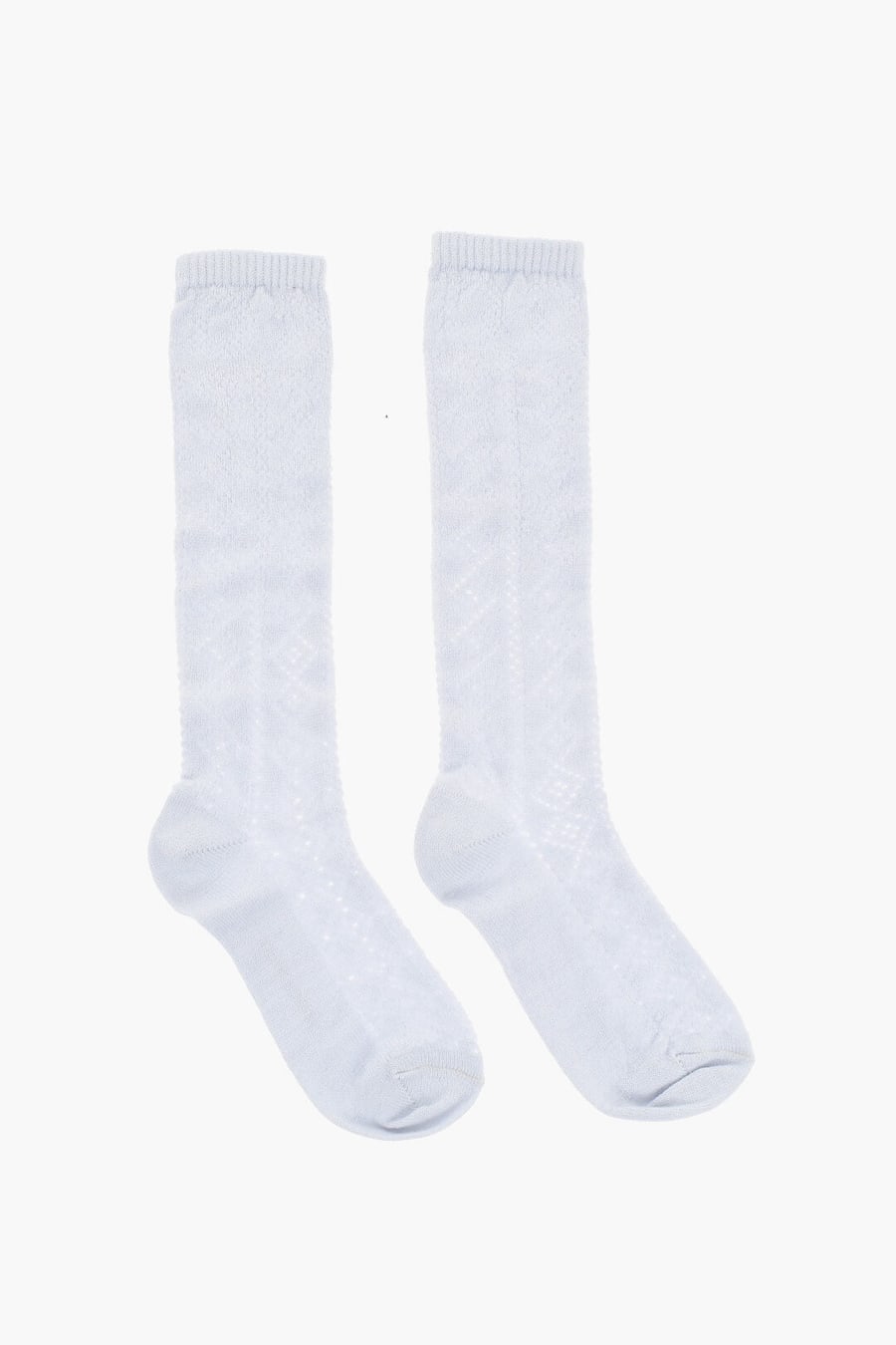 Dsquared2 2470~Wool-Blend Perforated Long Socks, view 2